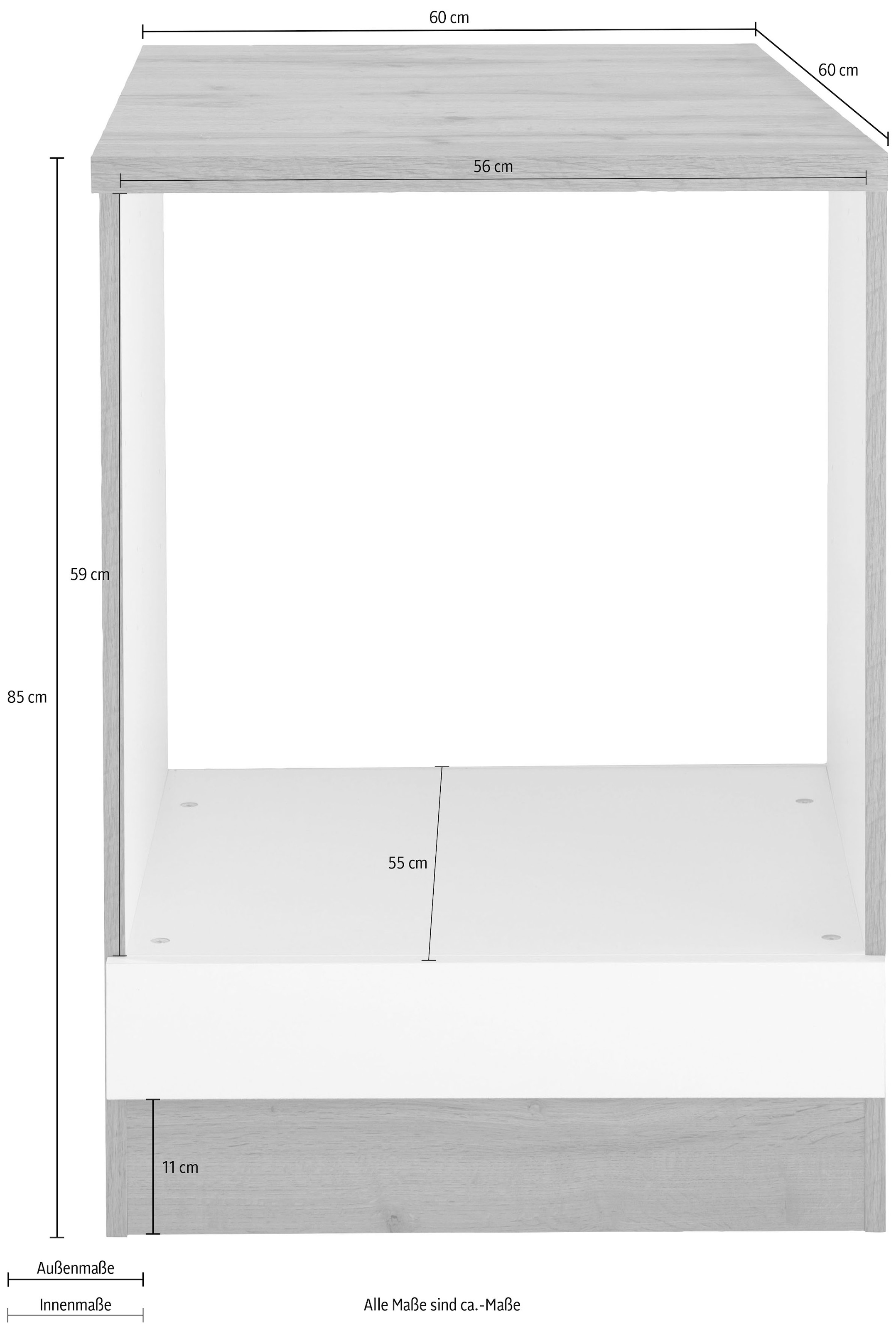 HELD MÖBEL Herdumbauschrank »Colmar«, 60 cm, geeignet für Herd-Set auf  Rechnung kaufen