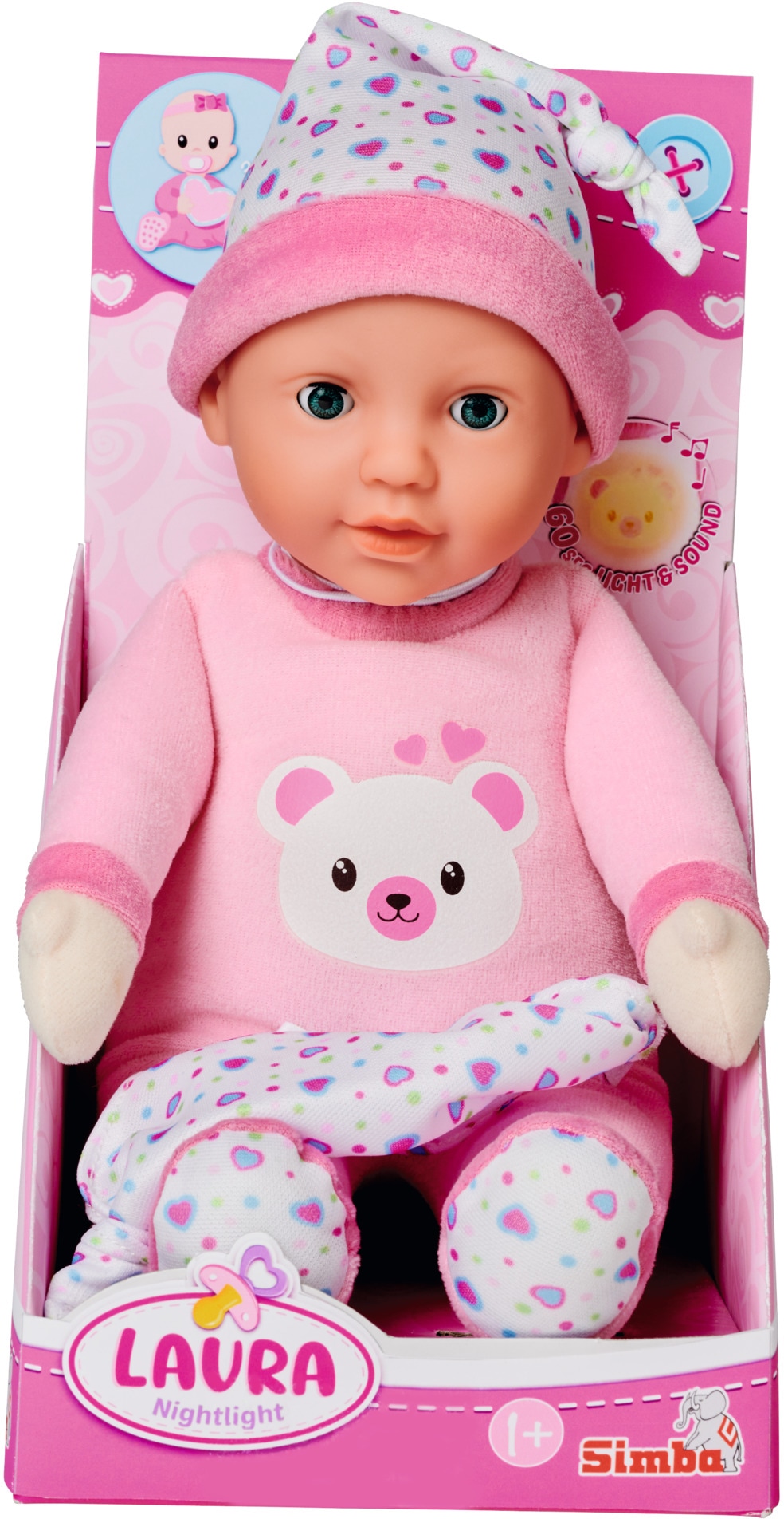 SIMBA Babypuppe »My Love, Laura Nachtlicht«, mit Licht und Melodie