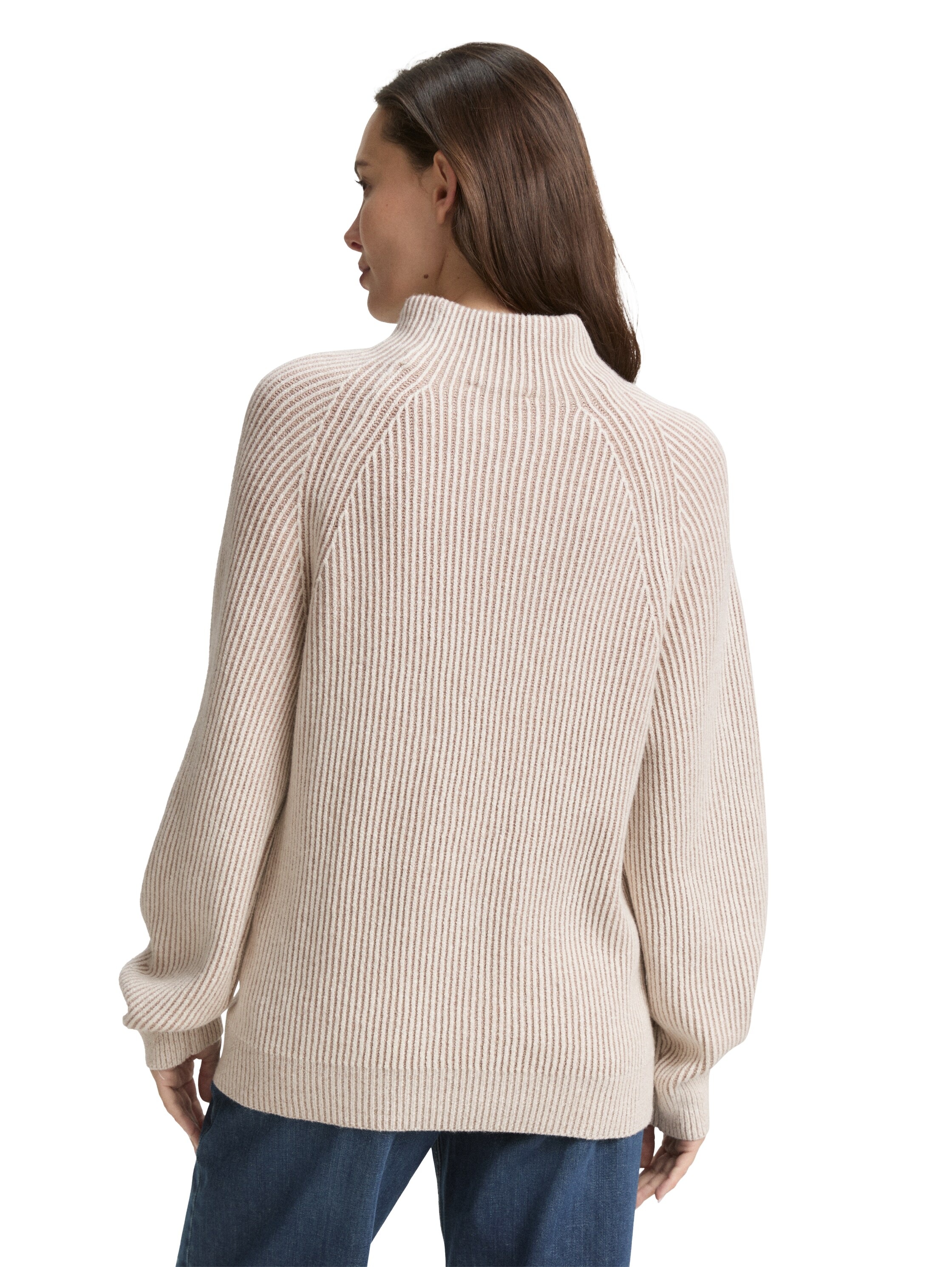 TOM TAILOR Strickpullover mit Rippstruktur