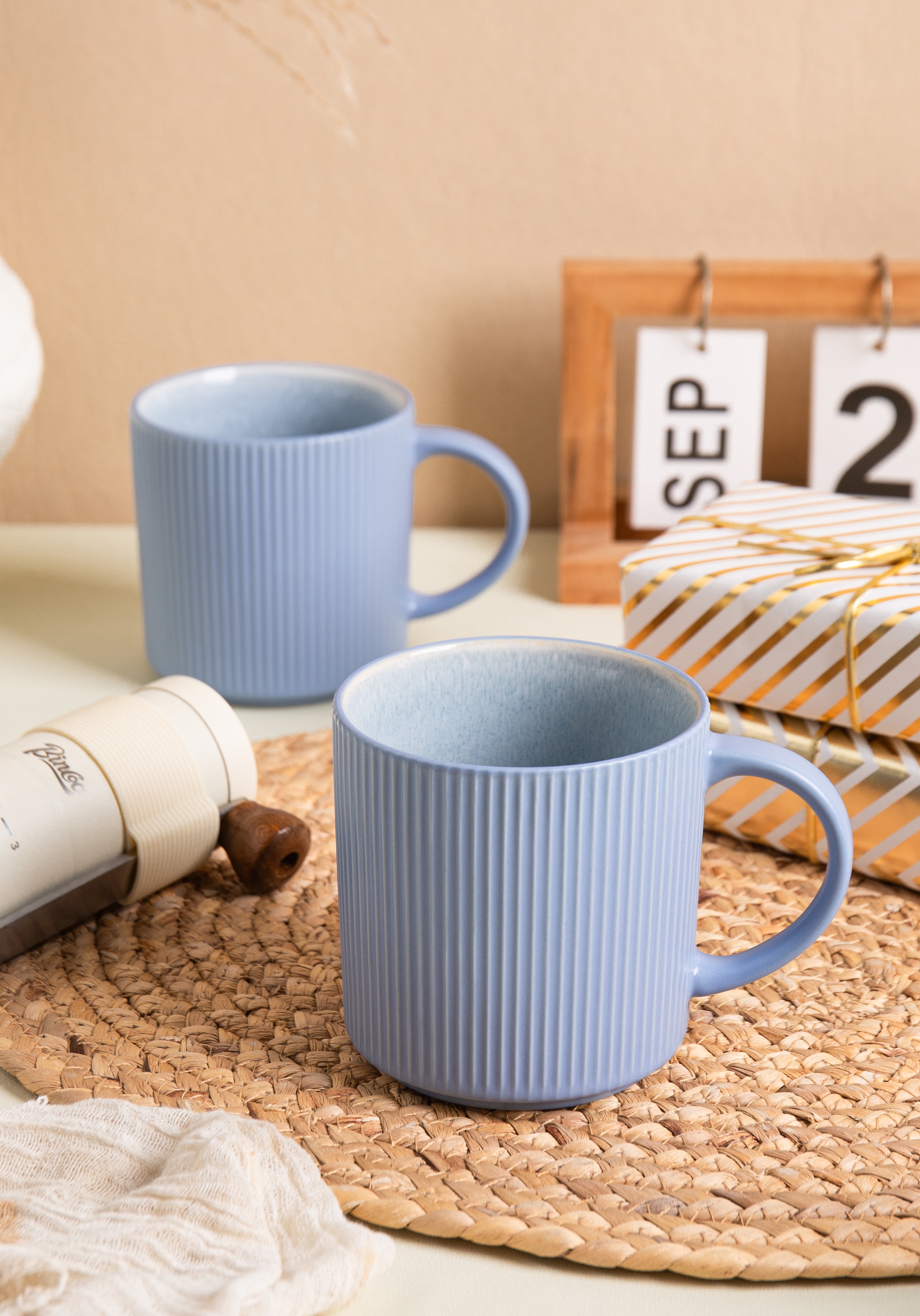 OTTO home Becher »Kaffeebecher Ylvii, 6er Set« spülmaschinenfest und mikrowellengeeignet, 460 ml