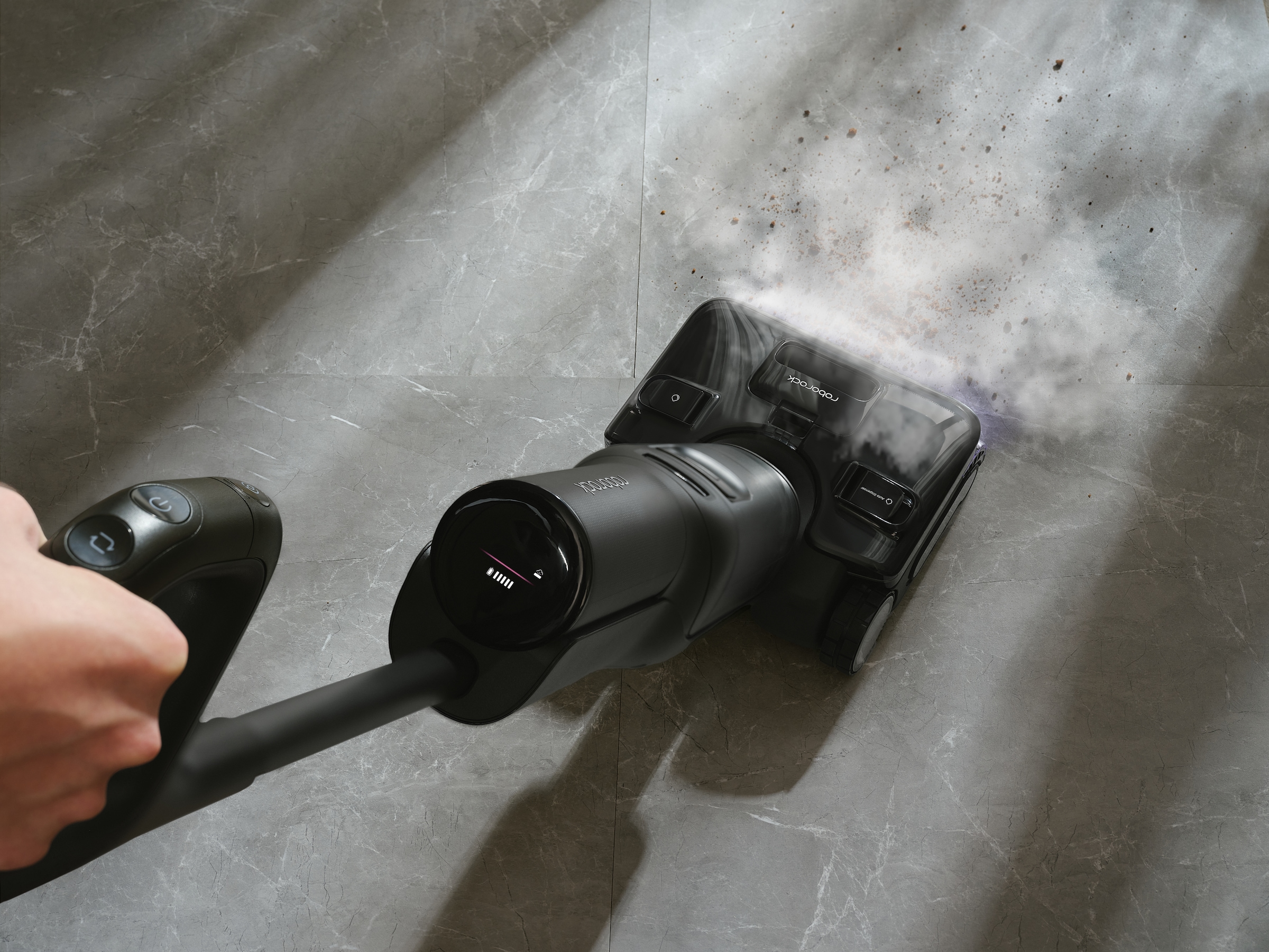 Roborock Nass-Trocken-Sauger »F25 Steam Dampfreiniger mit 25.000 Pa Saugleistung« Steam-Modus, 95 °C Selbstreinigung und 95 °C Trocknung