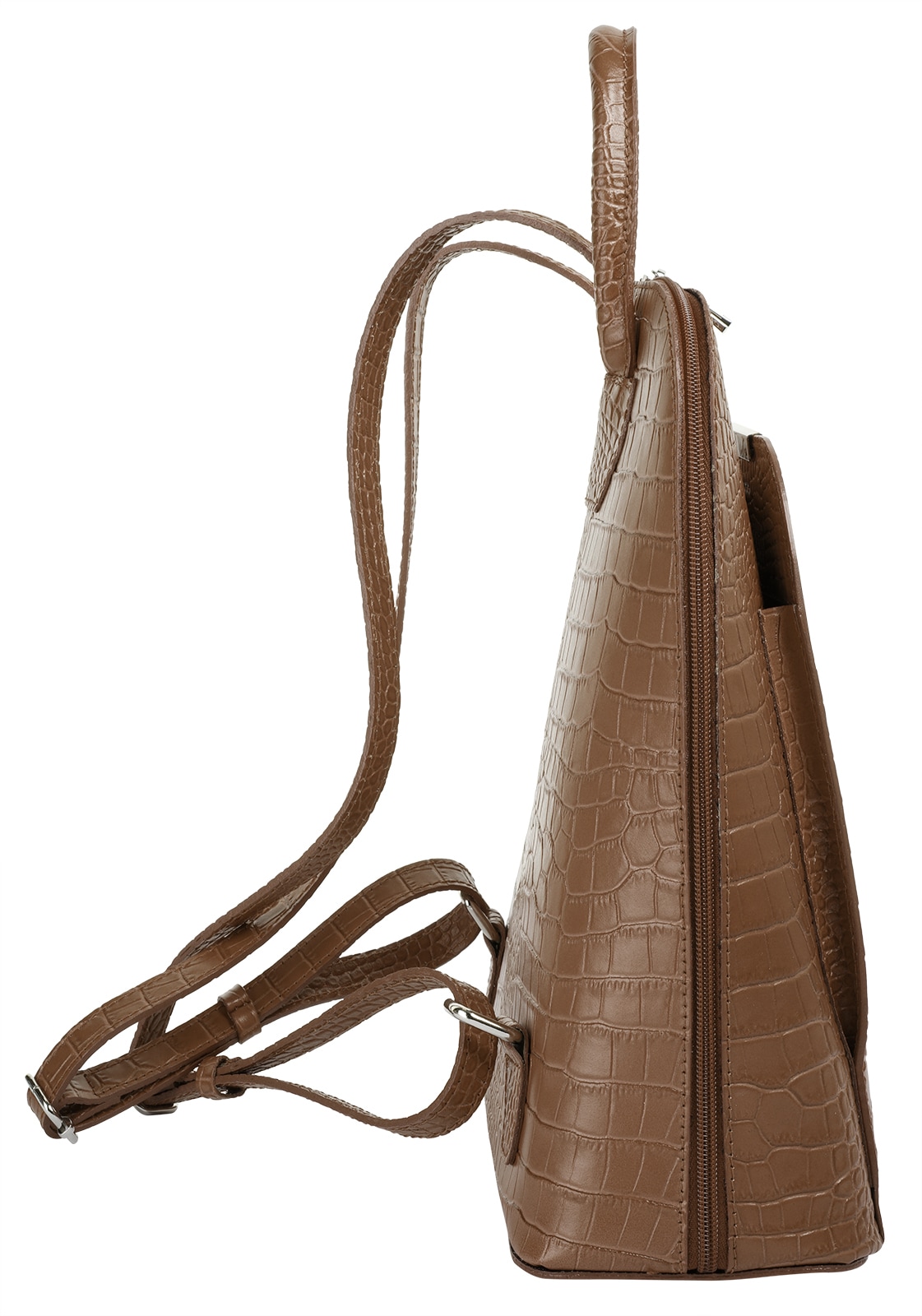 Cluty Cityrucksack, echt Leder, Made in Italy