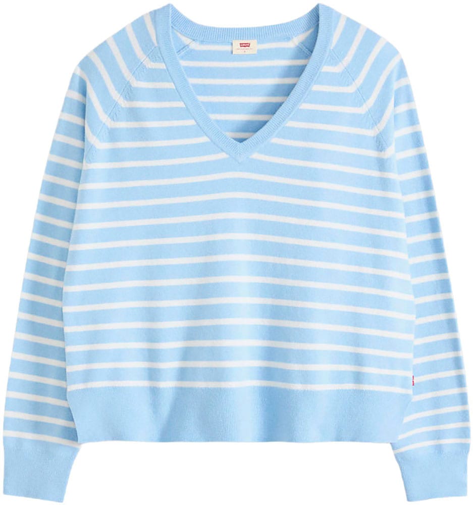 Levi's® V-Ausschnitt-Pullover »SUPER SOFT VNECK PULLOVER« im Bund beidseitig mit kurzem Schlitz