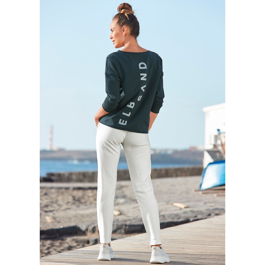 Elbsand Sweatshirt »Raina«, mit Logoprint am Rücken