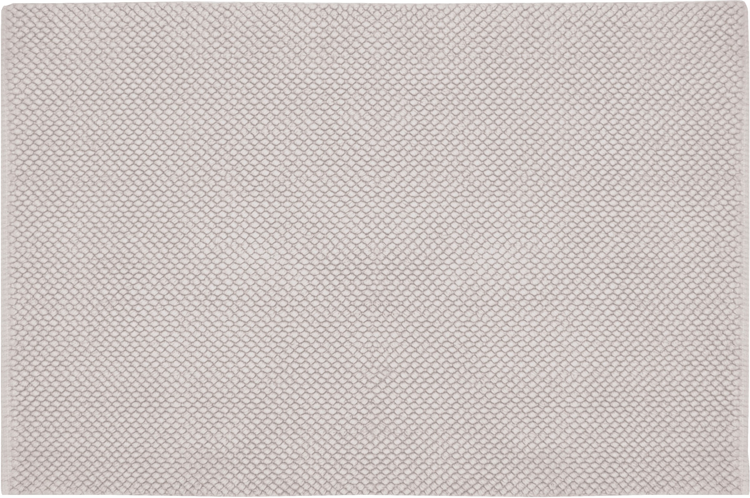 Kleine Wolke Badematte »Punto«, rutschhemmend beschichtet, fußbodenheizungsgeeignet, Badteppich, Uni Farben, Oberfläche reine Baumwolle