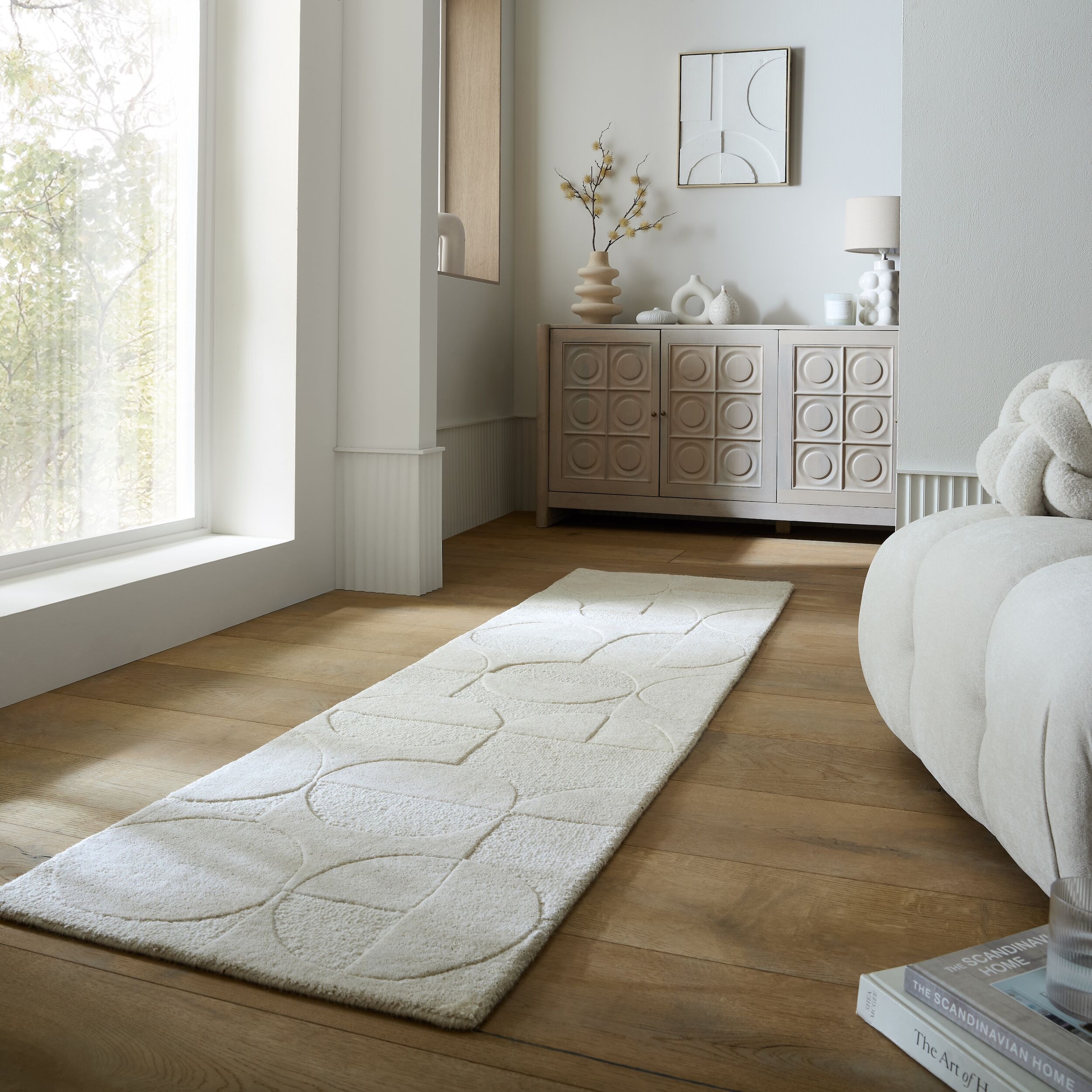 FLAIR RUGS Teppich »GIGI« rechteckig 8 mm Höhe aus 100% Wolle, geometrisches Design, fußbodenheizungsgeeignet
