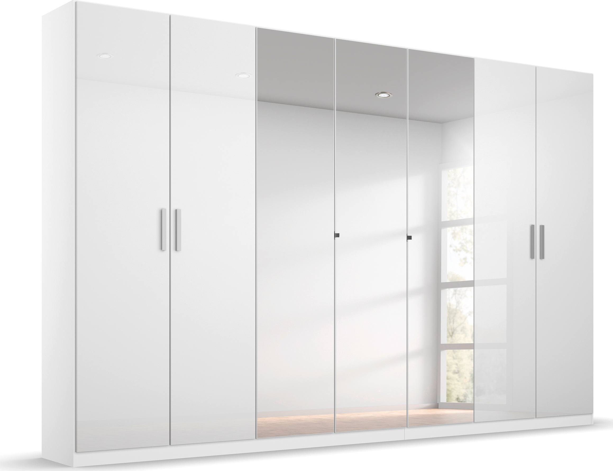 rauch Drehtürenschrank »Kleiderschrank Schrank Garderobe KOLUNA Hochglanz-F günstig online kaufen