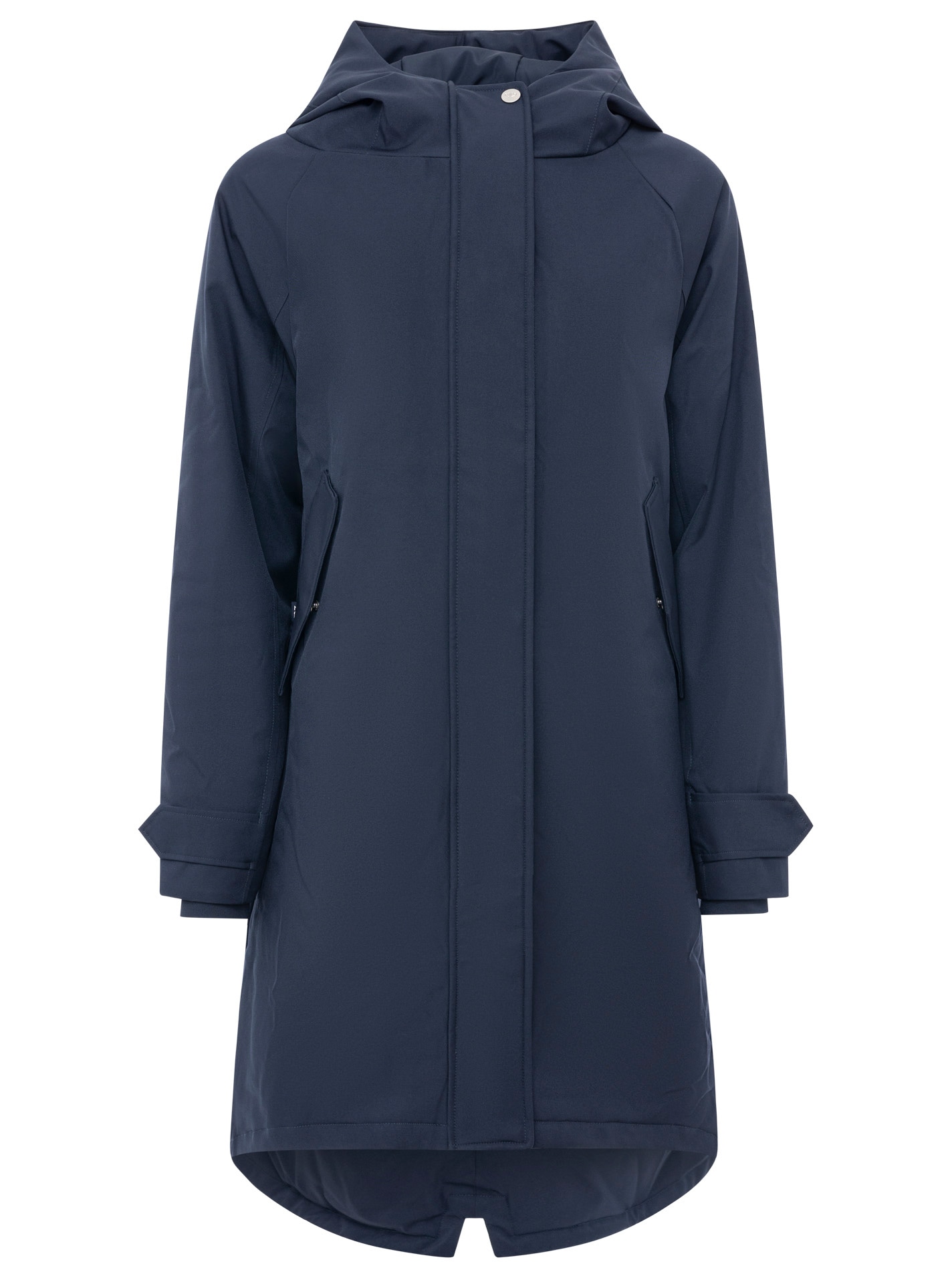 Zwillingsherz Kurzmantel »"Keep Smiling"« Kapuze, verdeckter Reißverschluss