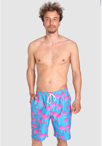 Lousy Livin Badehose »Flamingos Beach Shorts«, mit witzigem Allover-Print kaufen