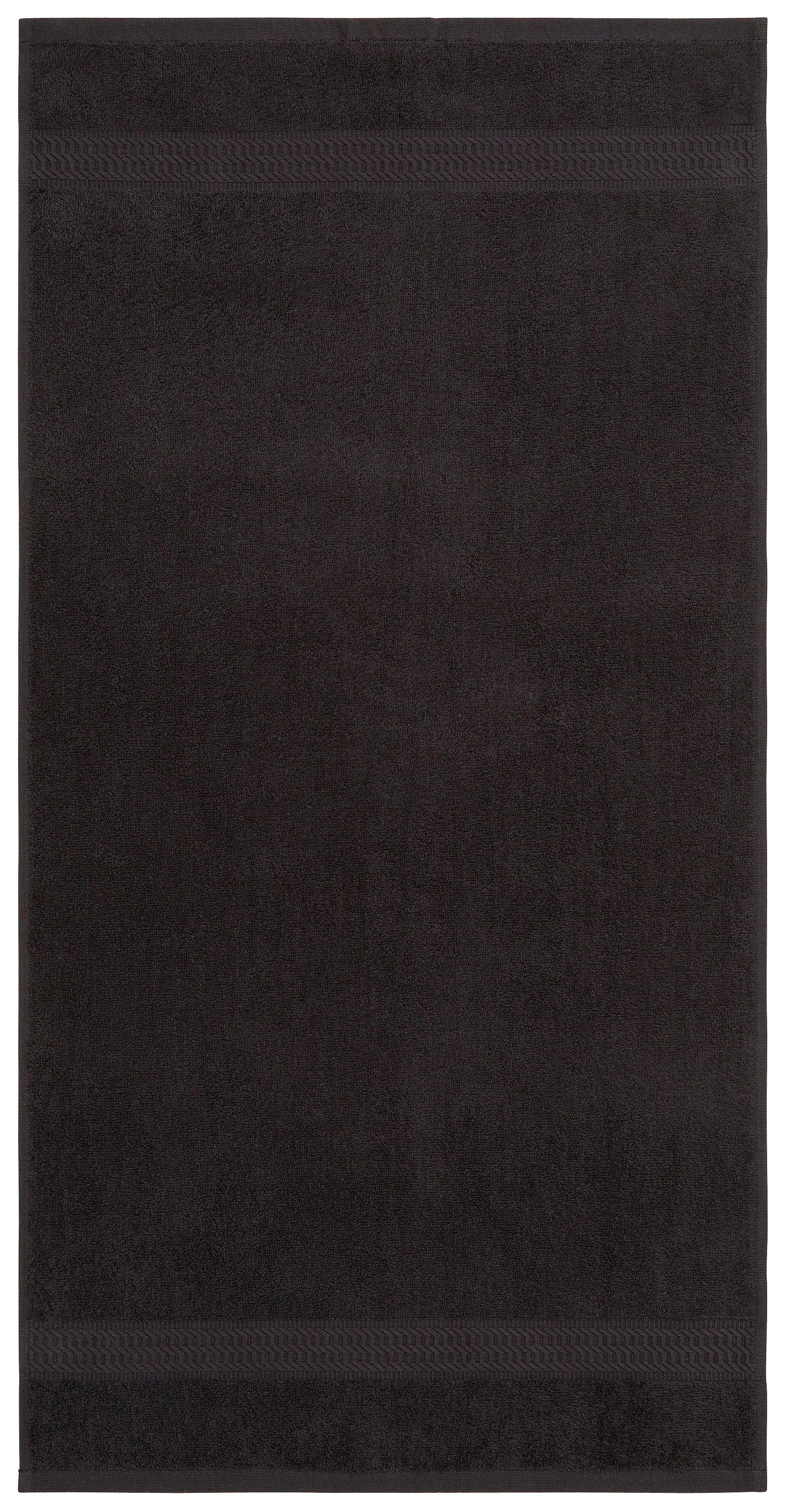 my home Handtücher »Juna, als Set und Serie erhältlich, 8 Handtücher, 50x100cm«,  100% Baumwolle, mit Bordüre, Uni-Farben, weich
