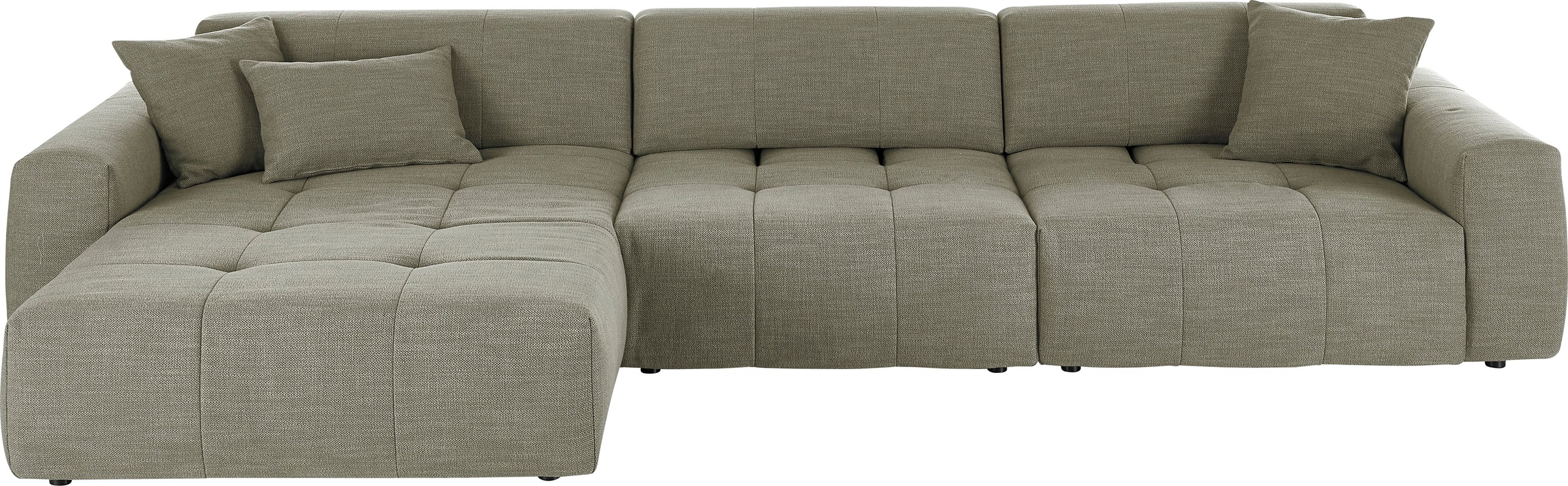 3C Candy Ecksofa »Yoshy mit Komfortfunktionen, modern und bequem, L-Form« Zwei verschiedene Sitztiefen durch verstellbare Rückenlehne