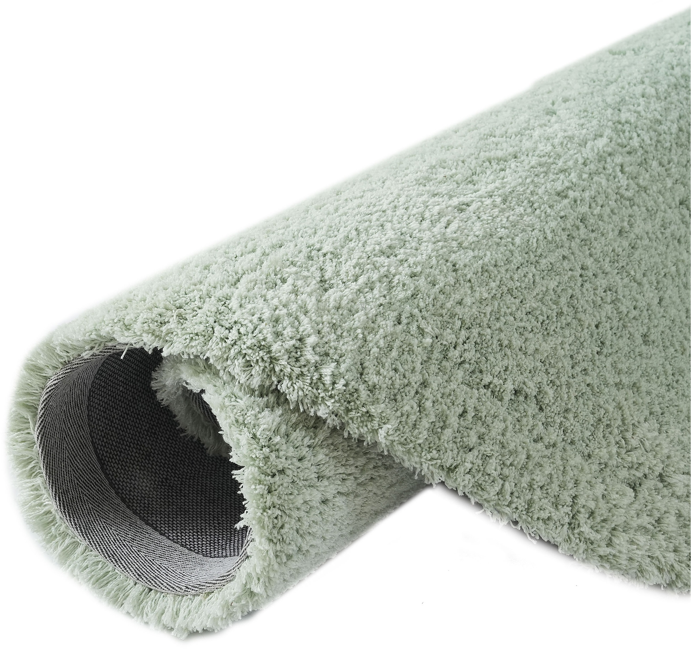 my home Hochflor-Teppich »Microfaser Teppich Magong, besonders weich, sehr feiner Flor«, rund, 25 mm Höhe, unifarben, weiche Teppiche, Wohnzimmer, Schlafzimmer, Kinderzimmer