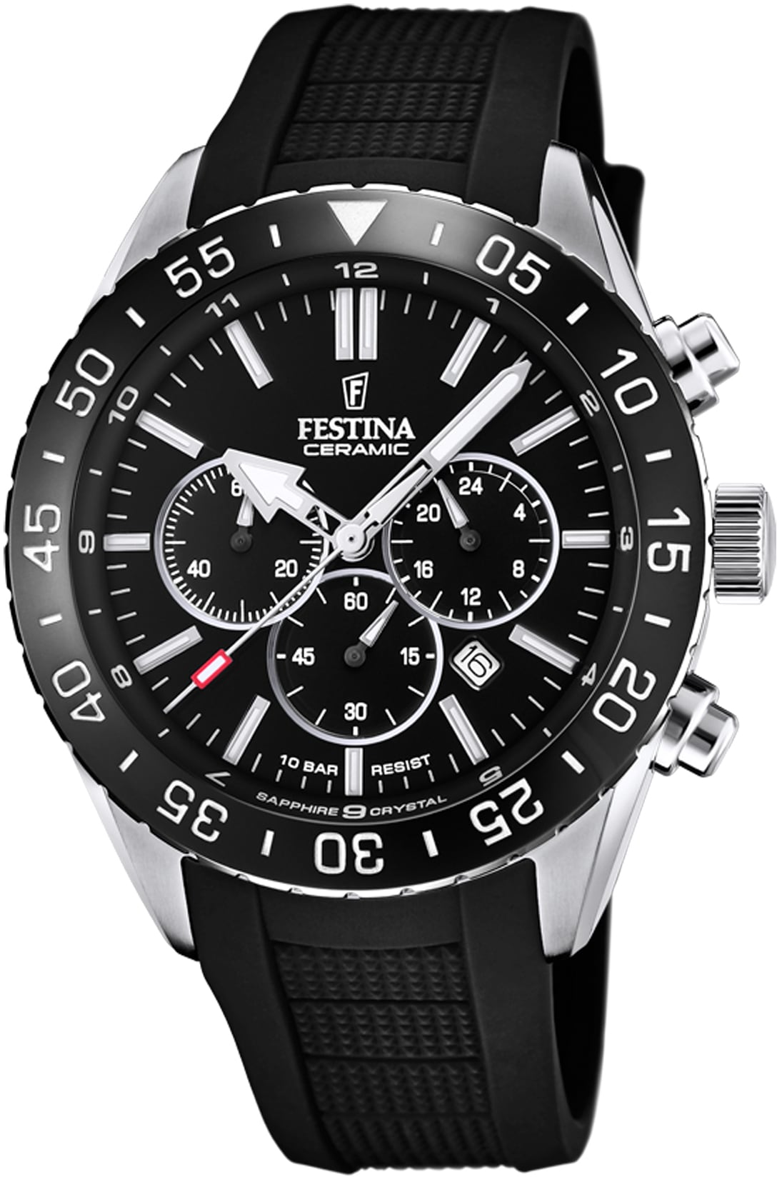 Festina Chronograph »F20515/2«, Armbanduhr, Quarzuhr, Herrenuhr, Stoppfunkt günstig online kaufen