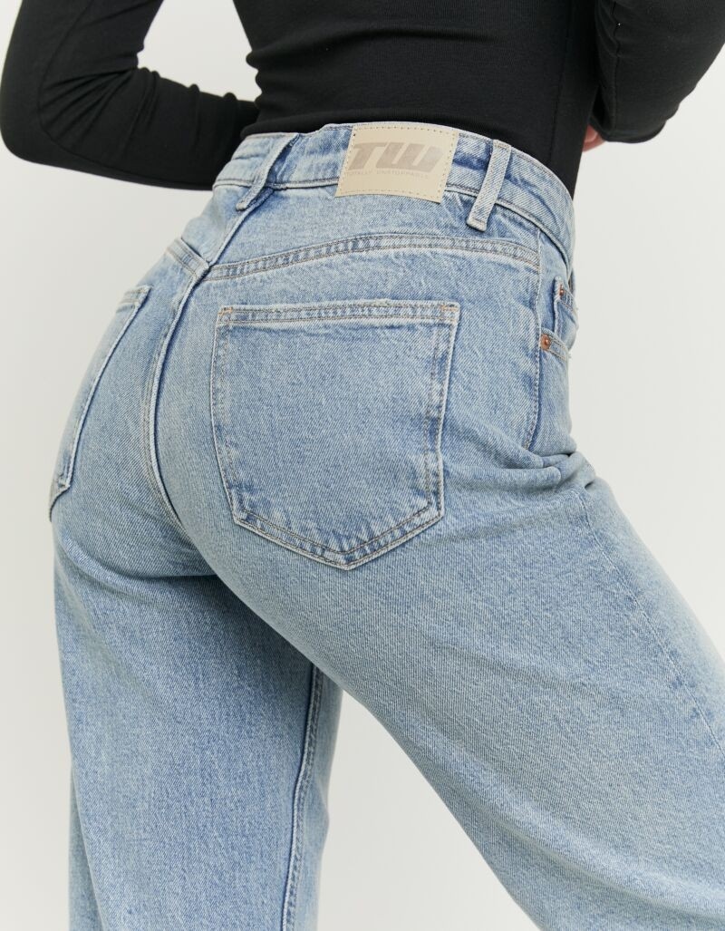 Tally Weijl High-waist-Jeans »SPADEPEPPER« Baumwollmischung, High-Waist mit geradem Beinverlauf