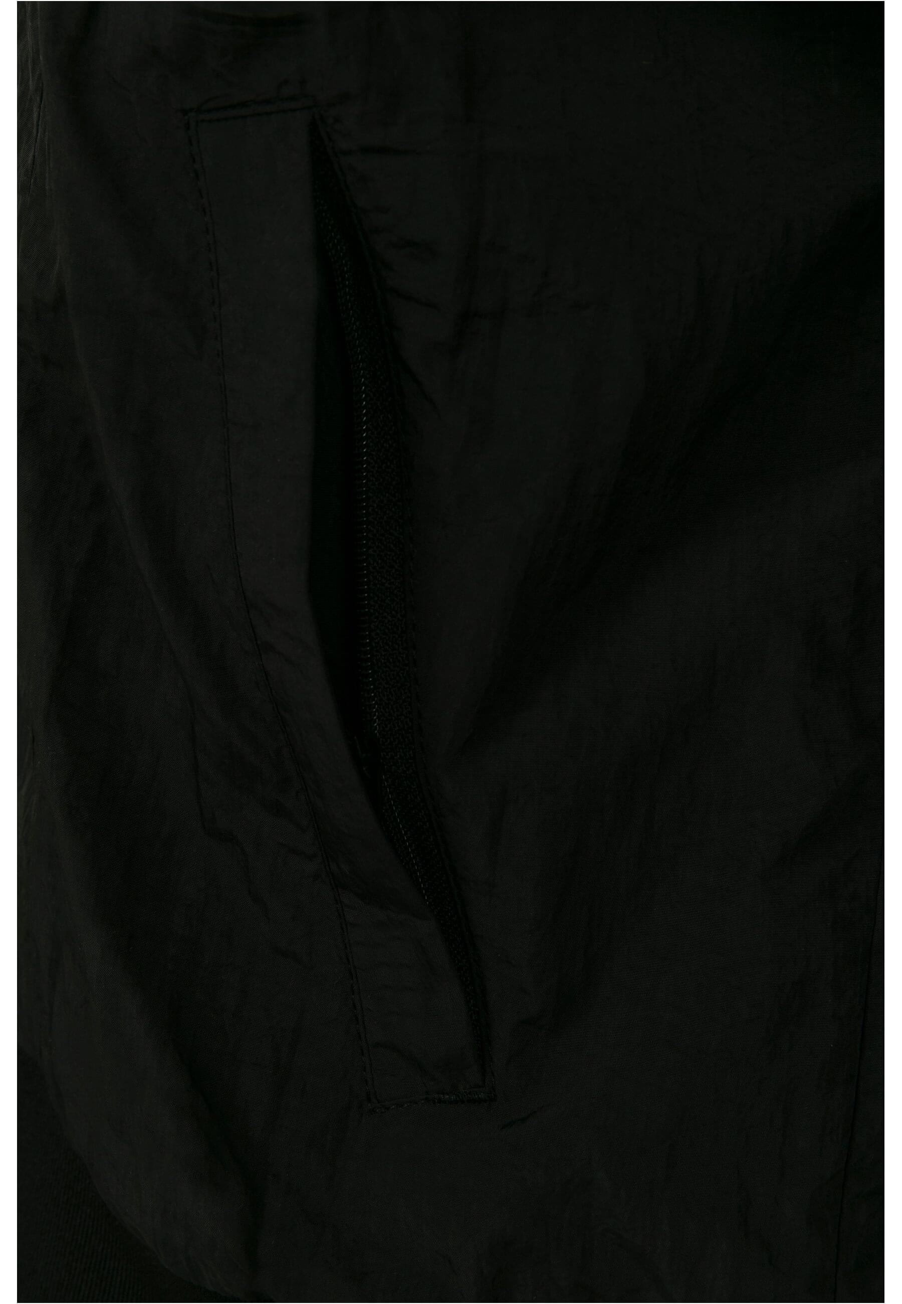 URBAN CLASSICS Allwetterjacke »Urban Classics Herren Crinkle Panel Track Jacket« 1 Stk. tlg. mit Kapuze