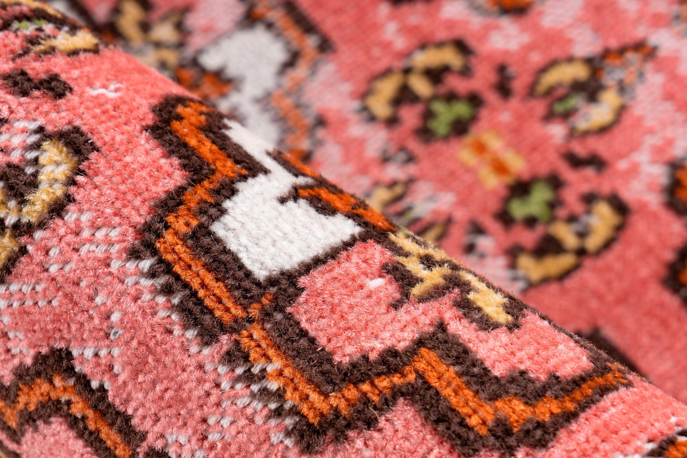 calo-deluxe Teppich »Ruzica-606«, rechteckig, 6 mm Höhe, Flachgewebe, Vintage Design, Wohnzimmer