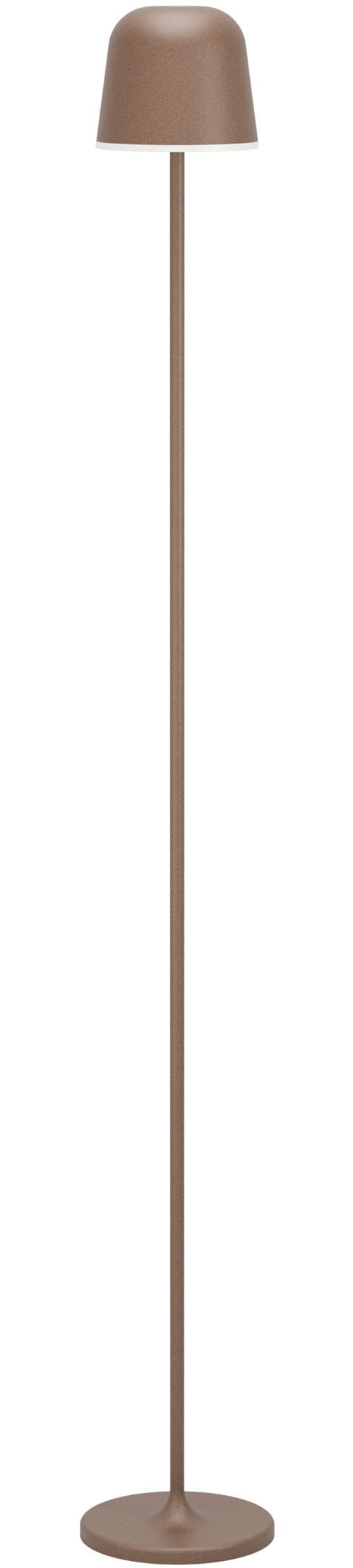 EGLO Stehlampe »MANNERA-L Stehlampe - Alu, Stahl - LED - 4,3W - IP54« LED-Modul 1 Stk. Neutralweiß | Warmweiß Standleuchte, Leselampe, Wohzimmer, Schlafzimmer, H140 x Ø16 cm