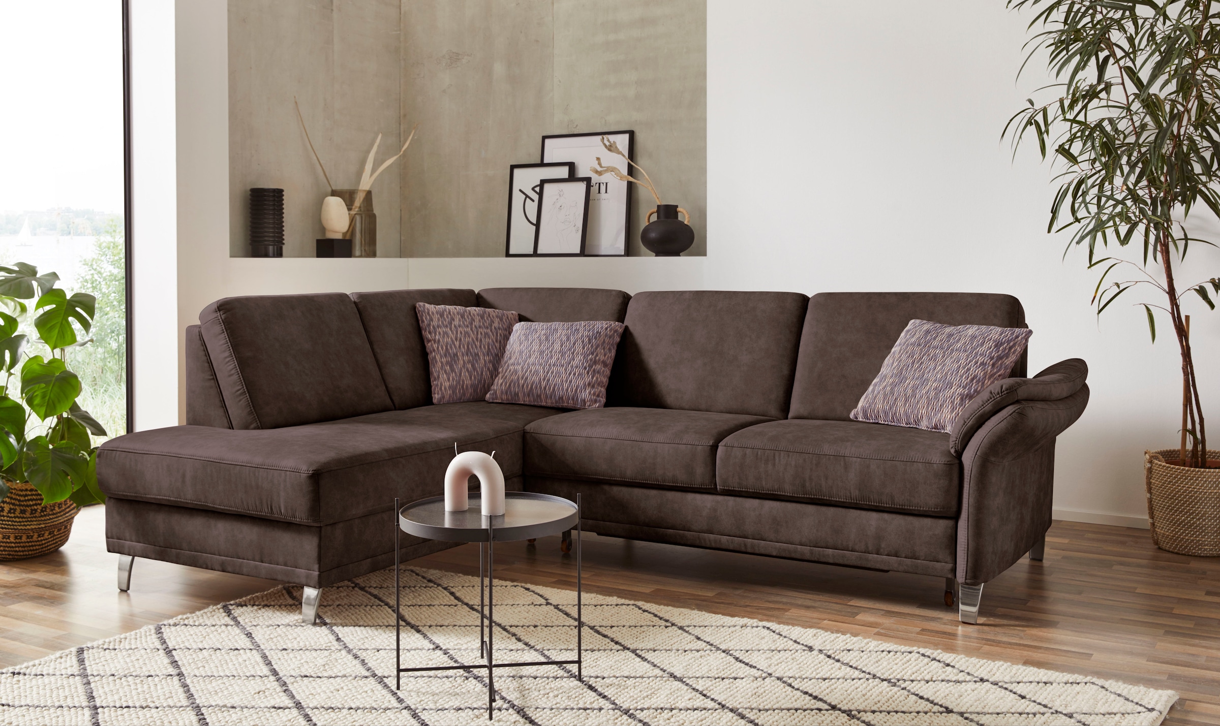 sit&more Ecksofa »Clio L-Form« wahlweise mit Bettfunktion und Bettkasten, i günstig online kaufen