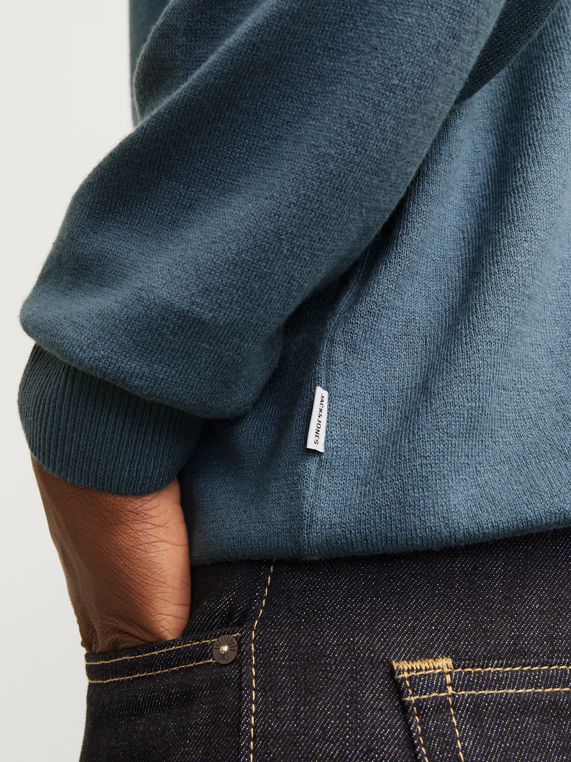 Jack & Jones Polokragenpullover »JJEEMIL KNIT POLO HALF ZIP LS NOOS«, mit Polo Kragen