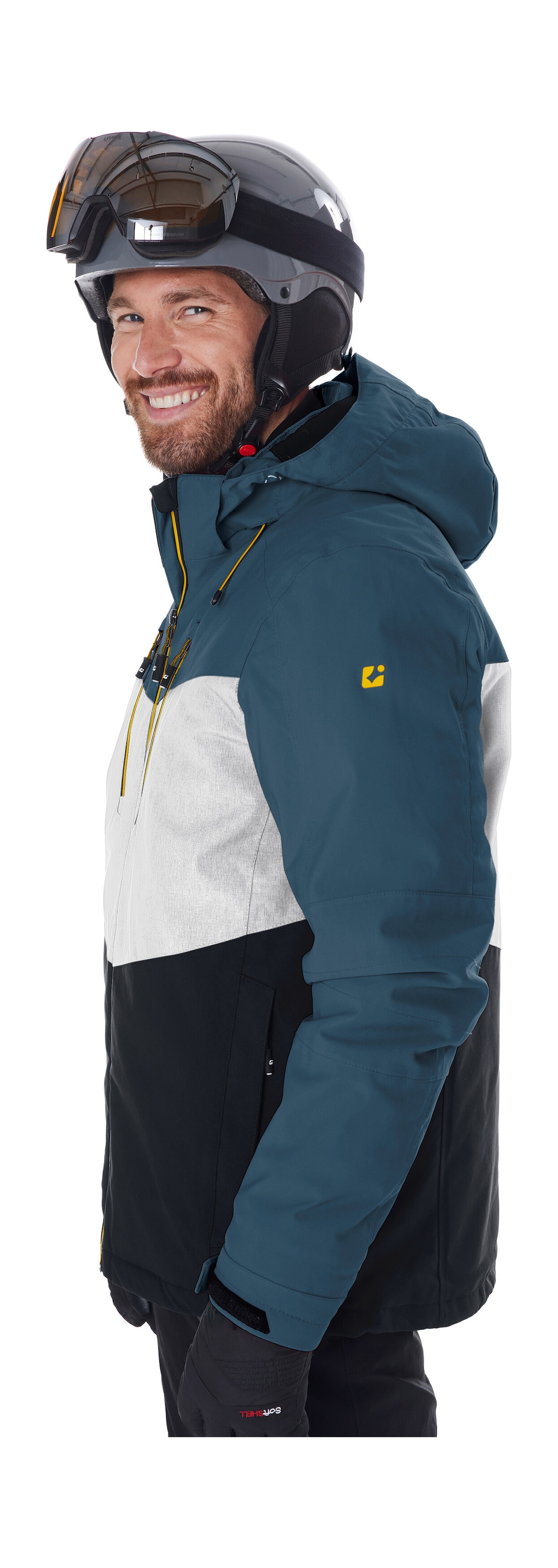 Killtec Skijacke »KSW 45 MN SKI JCKT« Trendige, wasserdichte Skijacke mit abnehmbarer Kapuze und Schneefang