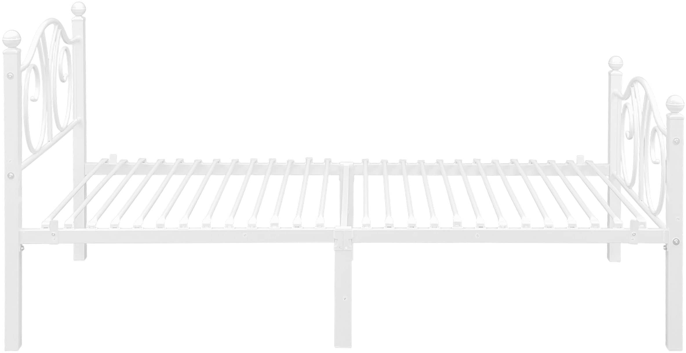 OTTO home Metallbett »LUND Landhausbett Bett Märchenbett Prinzessinbett« Träume wie im Märchen: Dein romantisches Metallbett in 2 Breiten