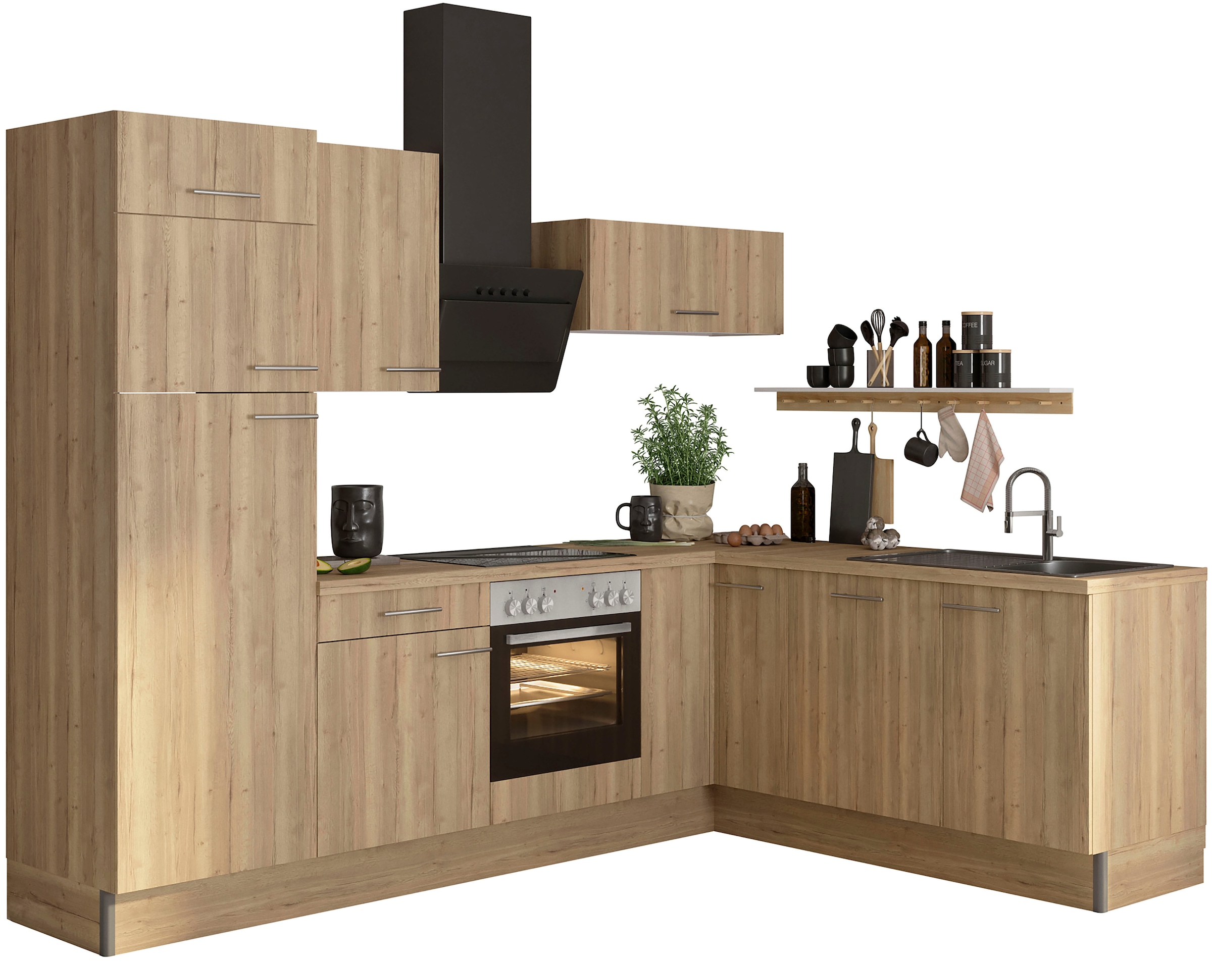 OPTIFIT Küche »Klara«, 270 breit, x E-Geräten auf Rechnung mit 200 cm wahlweise kaufen