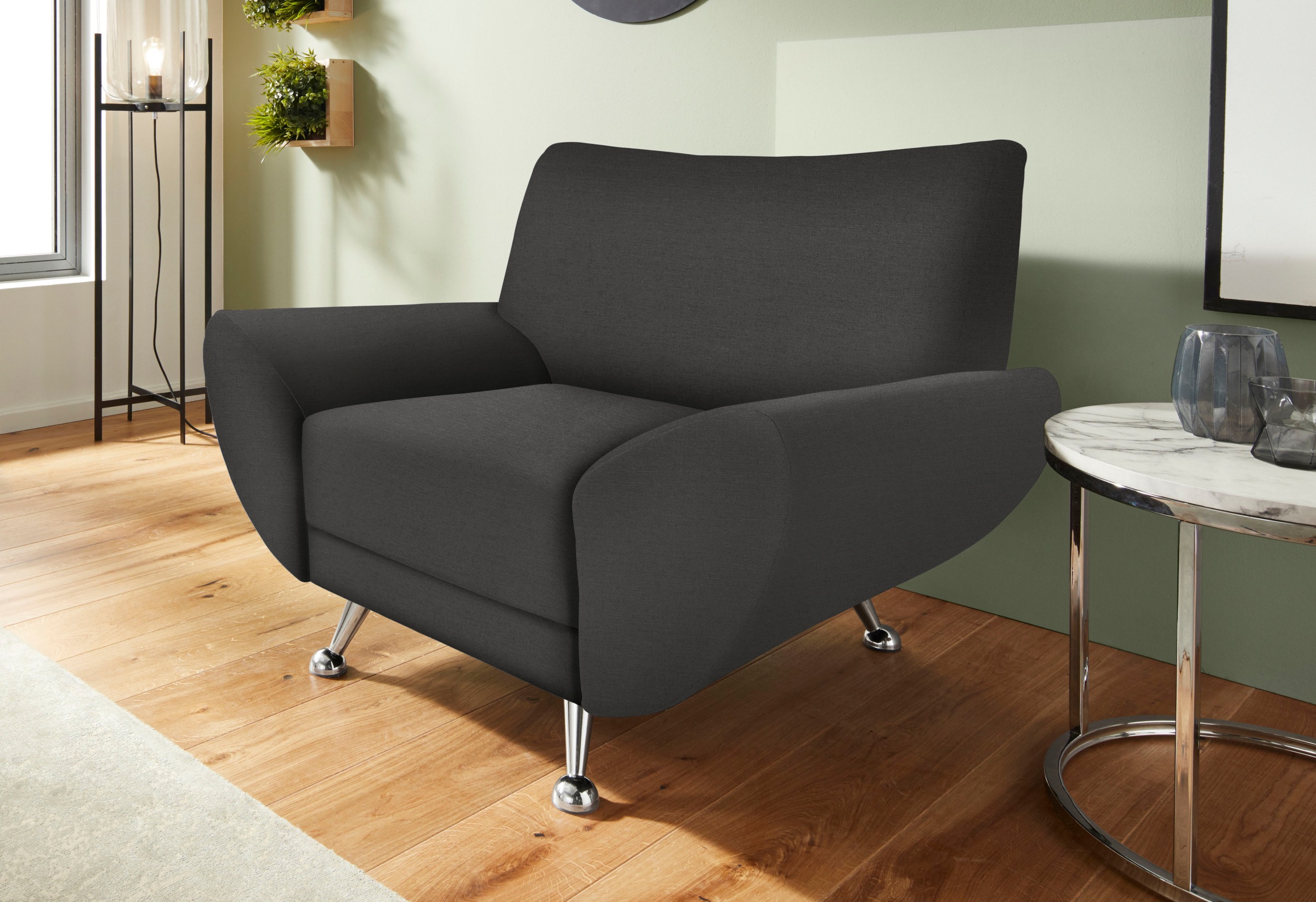 Home affaire Sessel »Saltare elegant und komfortabel, toller Designfuß« günstig online kaufen