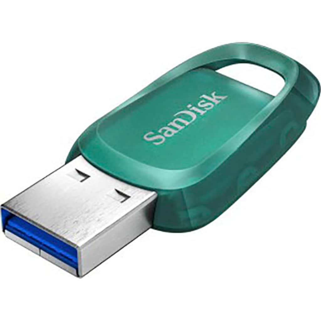 Sandisk USB-Stick »Cruzer Ultra Eco 128GB«, (USB 3.2 Lesegeschwindigkeit 100 MB/s)