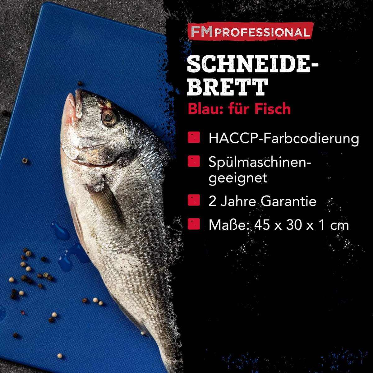 FMprofessional Schneidebrett »extra großes Brett aus Kunststoff« günstig online kaufen