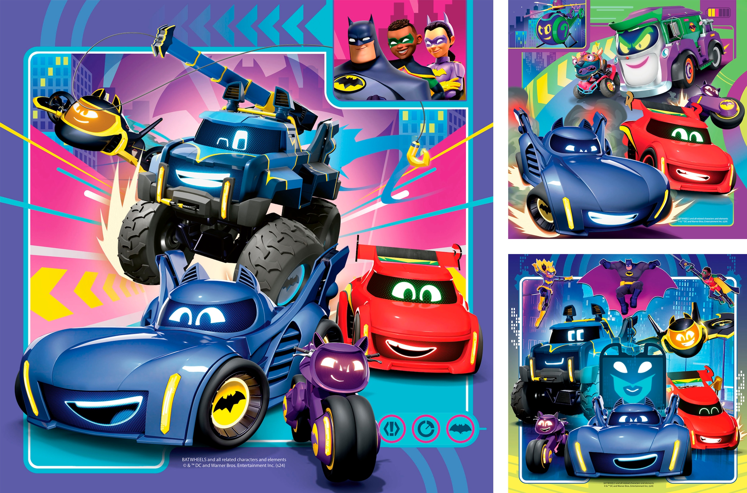 Ravensburger Puzzle »An alle Batwheels!«, (147 tlg.), 3 x 49 Teile; Made in Europe