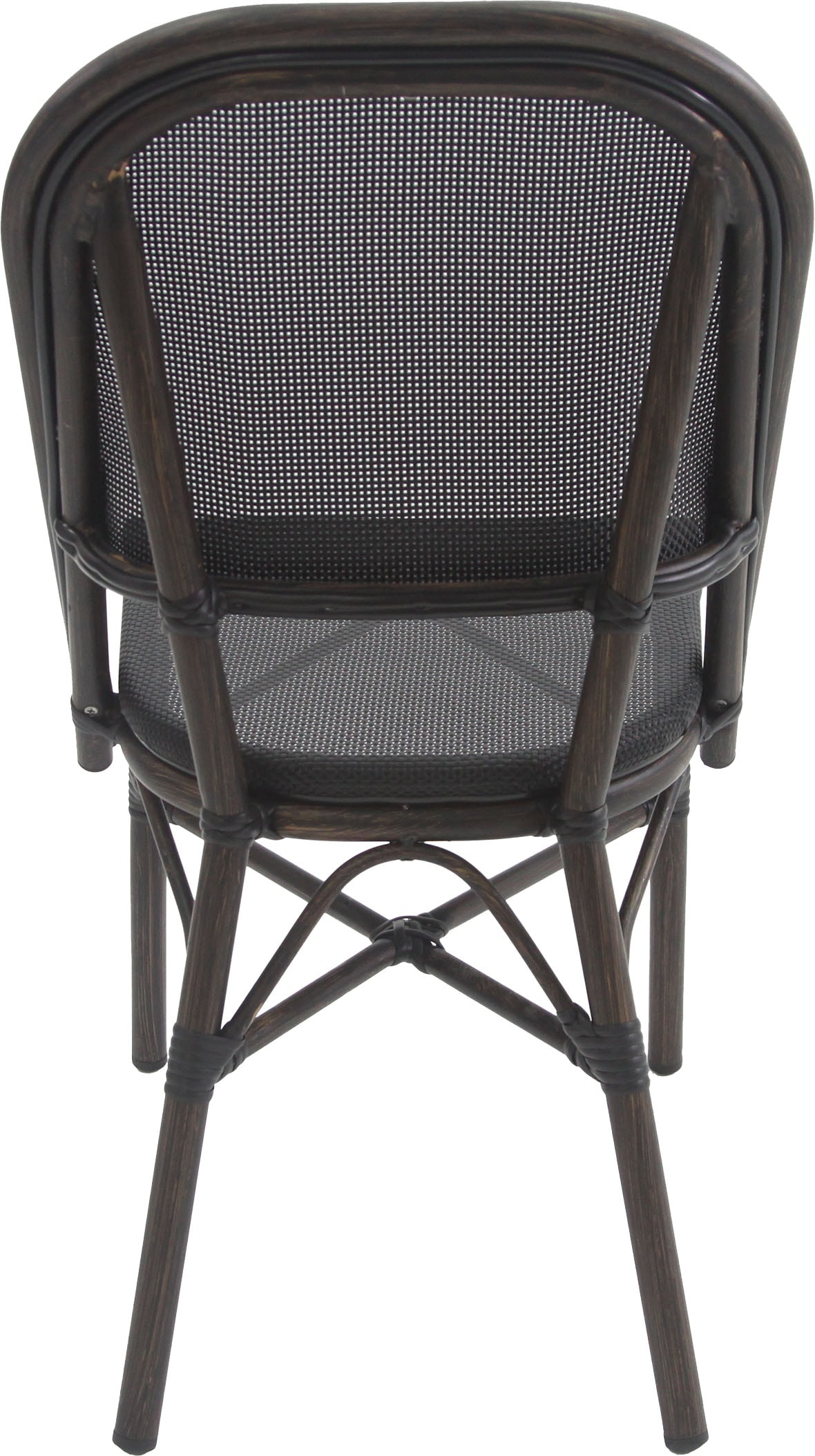 Essentials Bistrostuhl »Paris«, 1 St., Textil – Wenige, schwarz Mesh