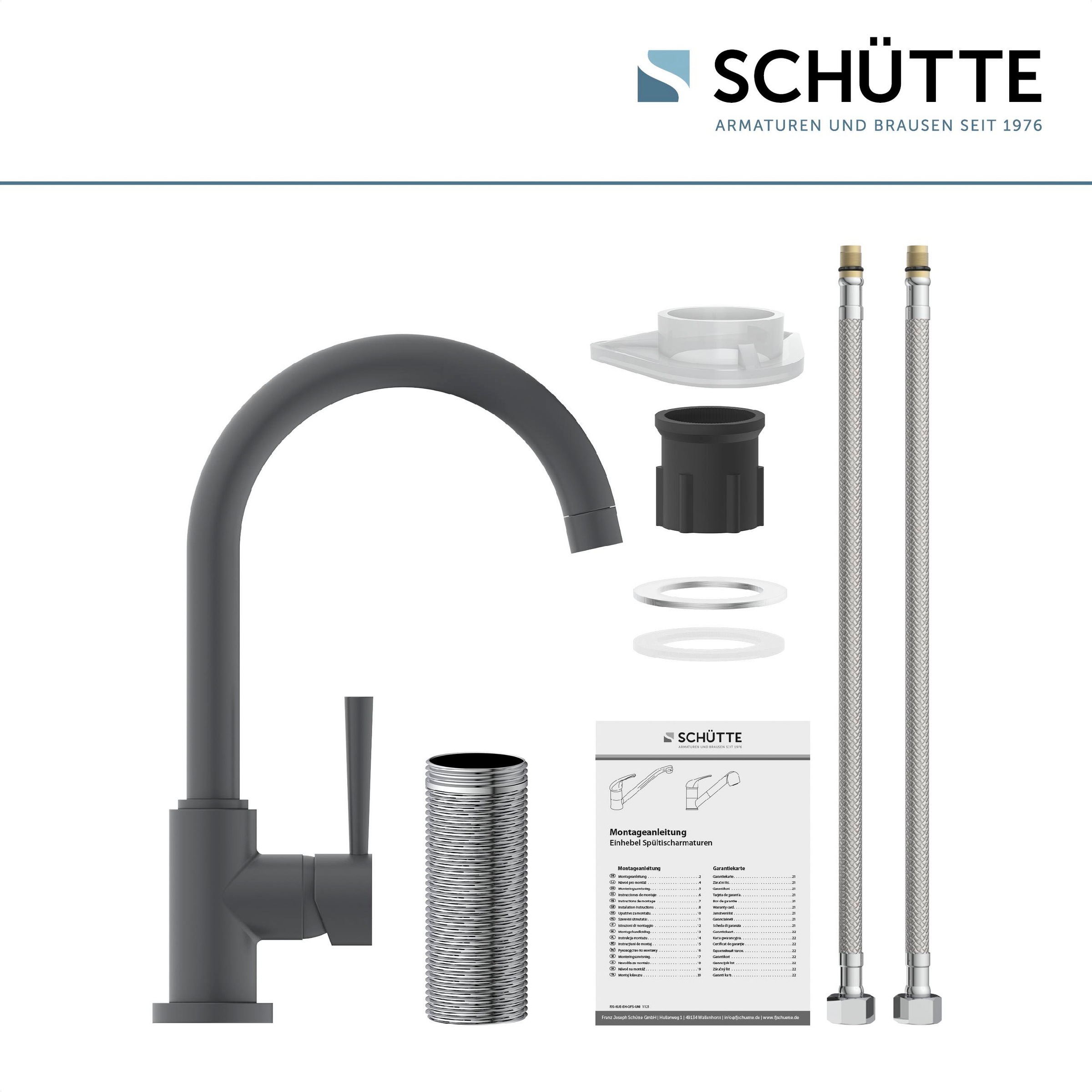 Schütte Spültischarmatur »CORNWALL«, energiesparender Cold-Start, 360° schw günstig online kaufen