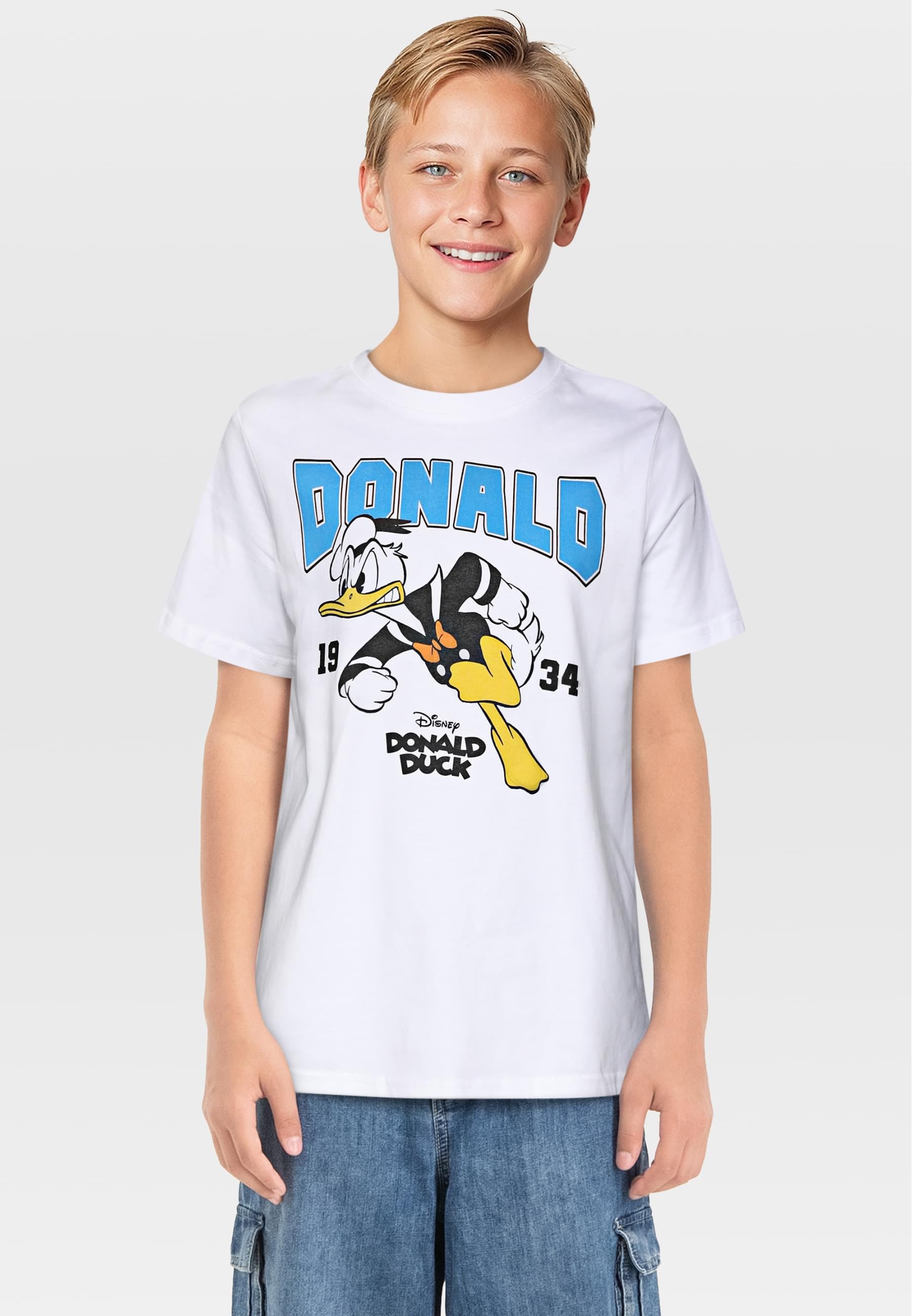 MisterTee T-Shirt »MisterTee T-Shirt 2 Pack- kurzarm - Donald & Ducktales« 1 Stk. tlg.