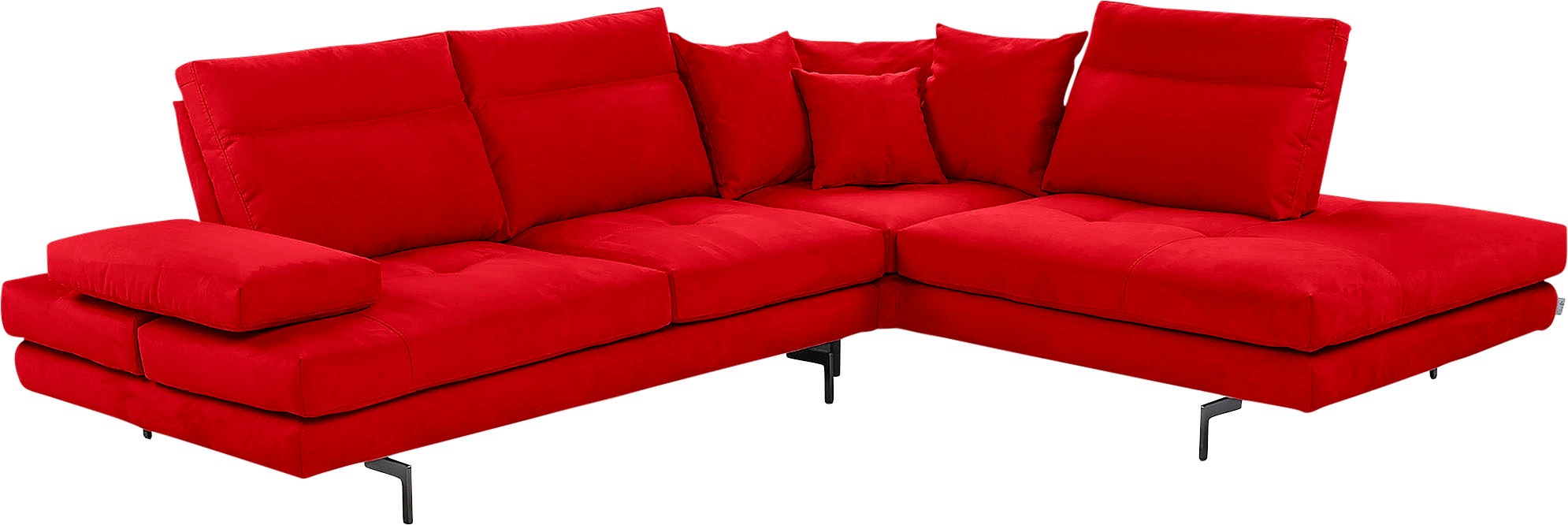 CALIA ITALIA Ecksofa »Toby Wing, Komfortsofa mit Sitzkomfort der Extraklass günstig online kaufen
