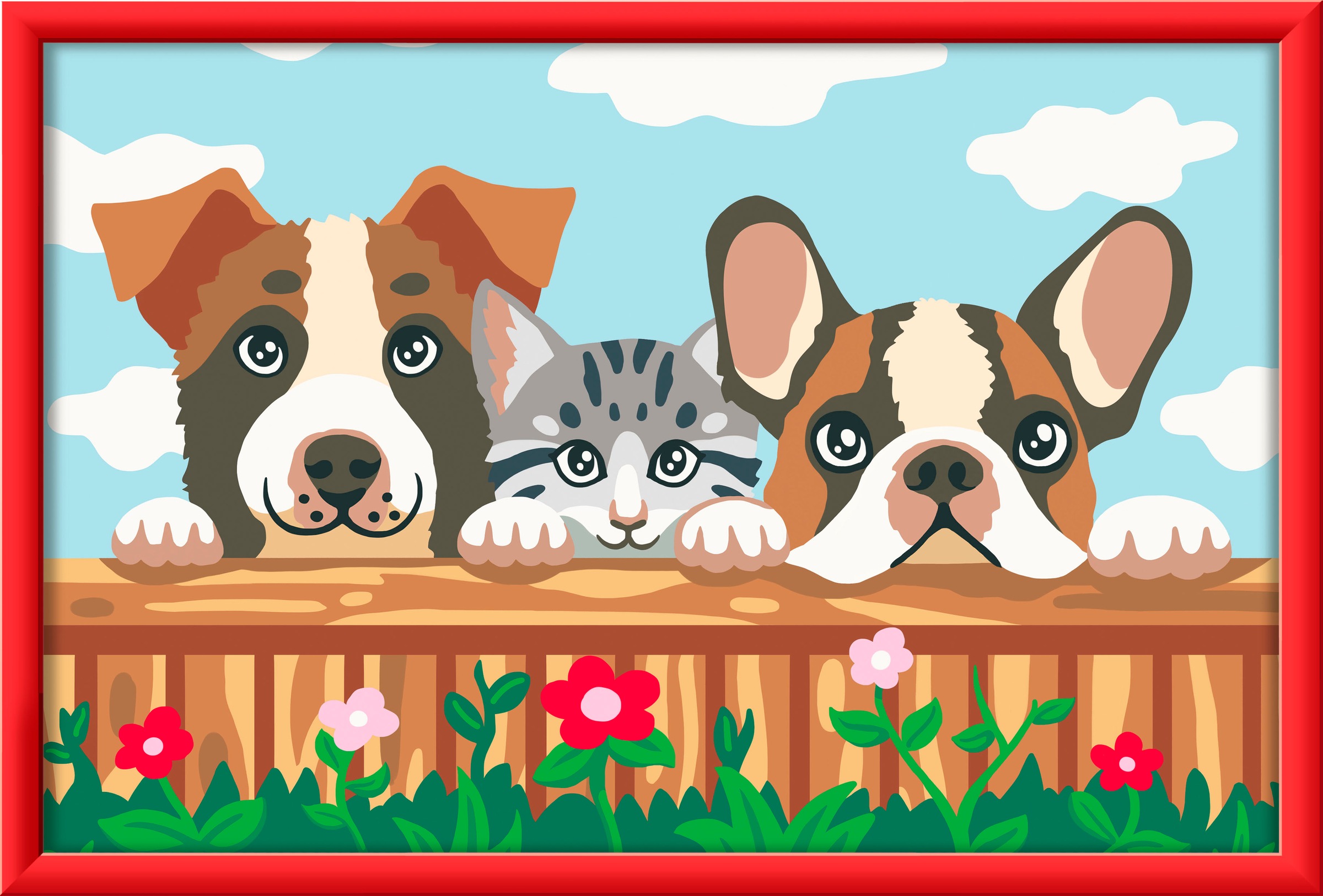 Ravensburger Malen nach Zahlen »CreArt, Hunde und Katze«, Made in Europe
