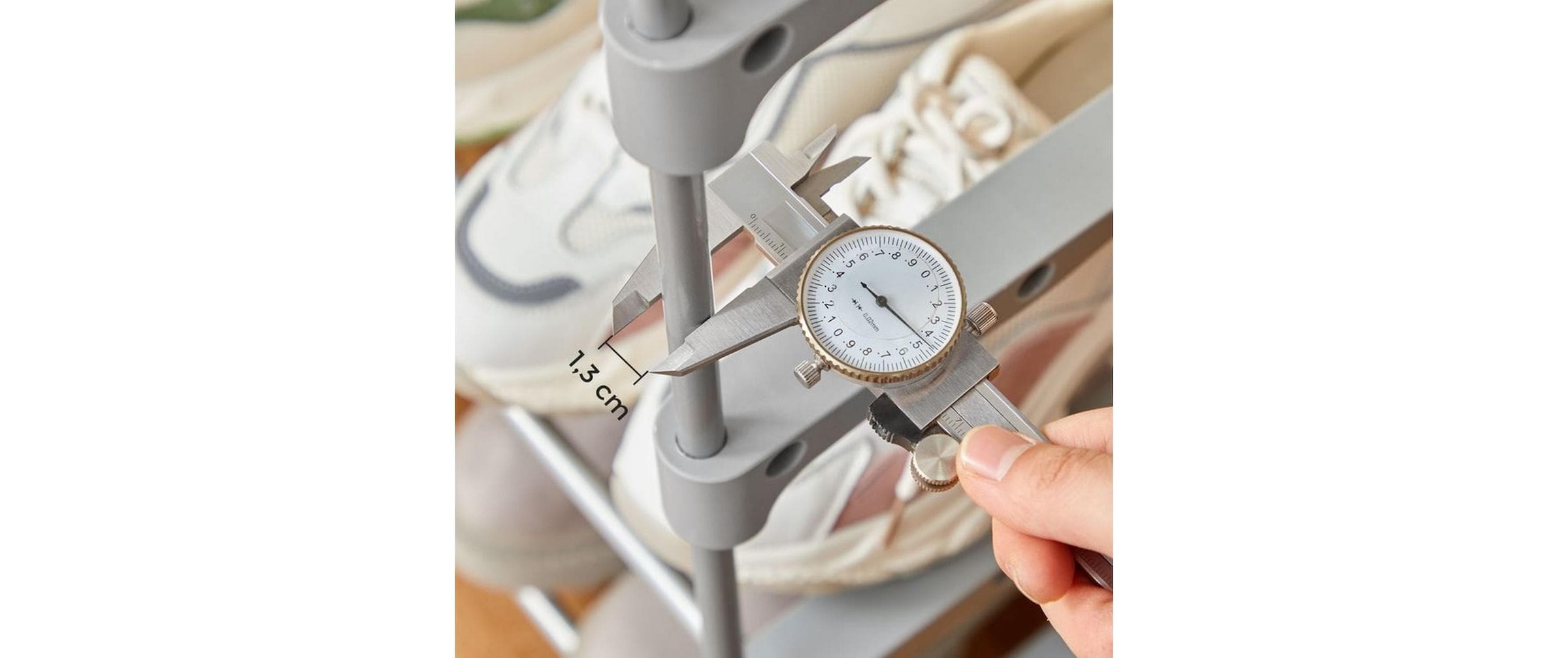 SONGMICS Schuhregal »30 cm x 174 cm, Grau«