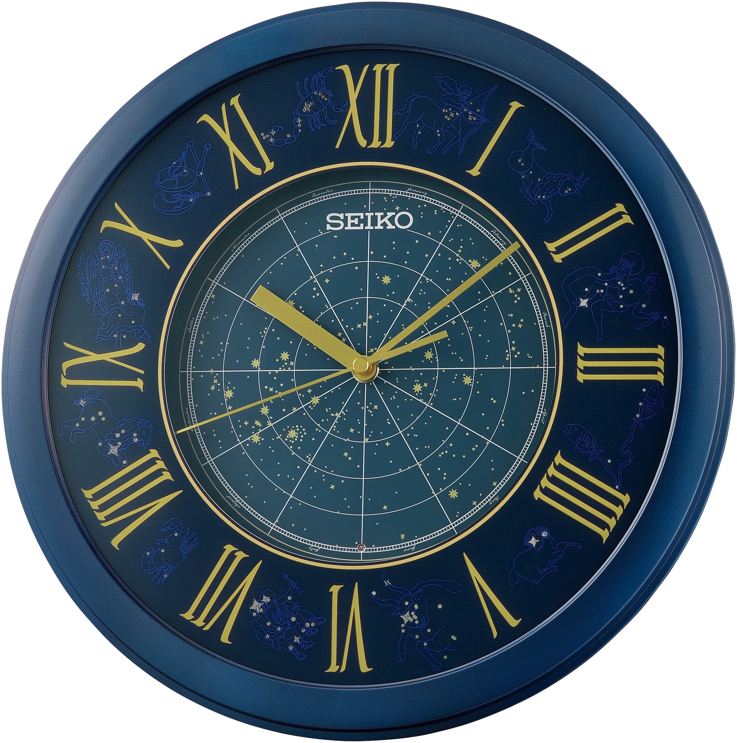 Seiko Wanduhr, Quarzuhr,leuchtendes Zifferblatt,Wohnzimmer,Küche, Esszimmer günstig online kaufen