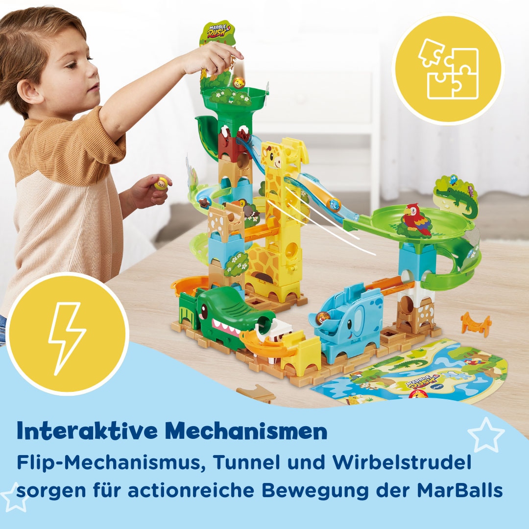 Vtech® Kugelbahn »Marble Rush - Tierisches Action Set J100«