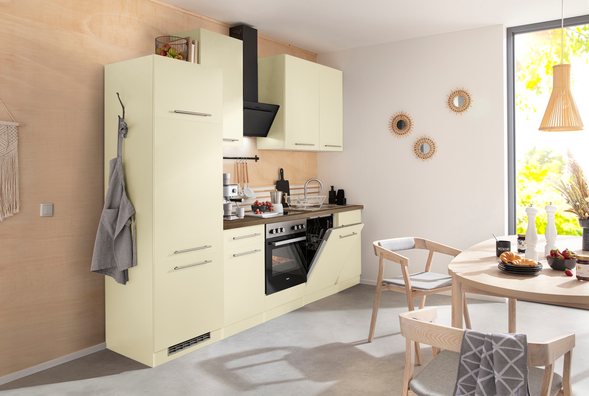 wiho Küchen Küchenzeile »Unna« ohne E-Geräte, Breite 280 cm