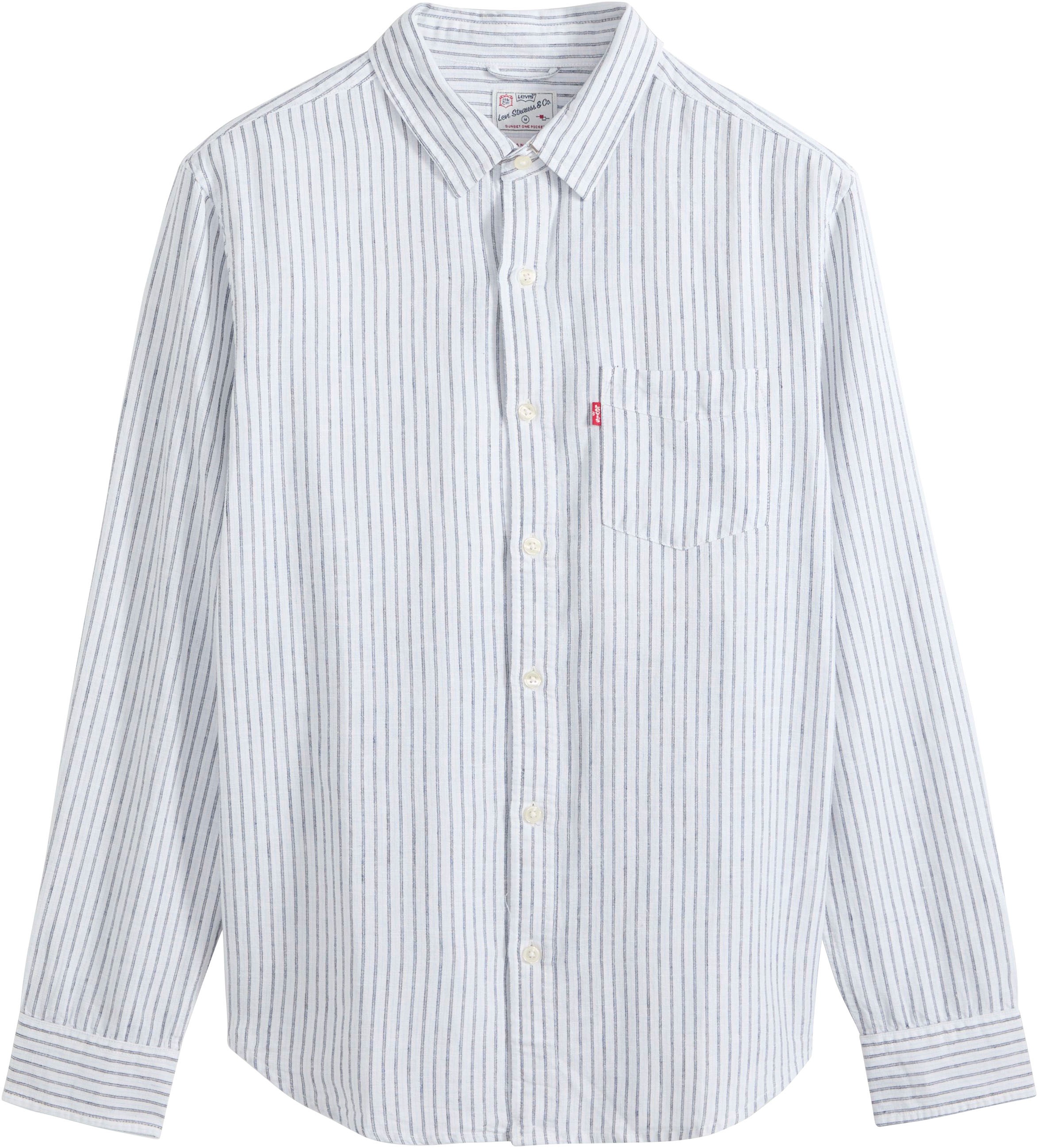 Levi's® Langarmhemd »SUNSET 1 POCKET STANDARD« Leinen- Struktur
