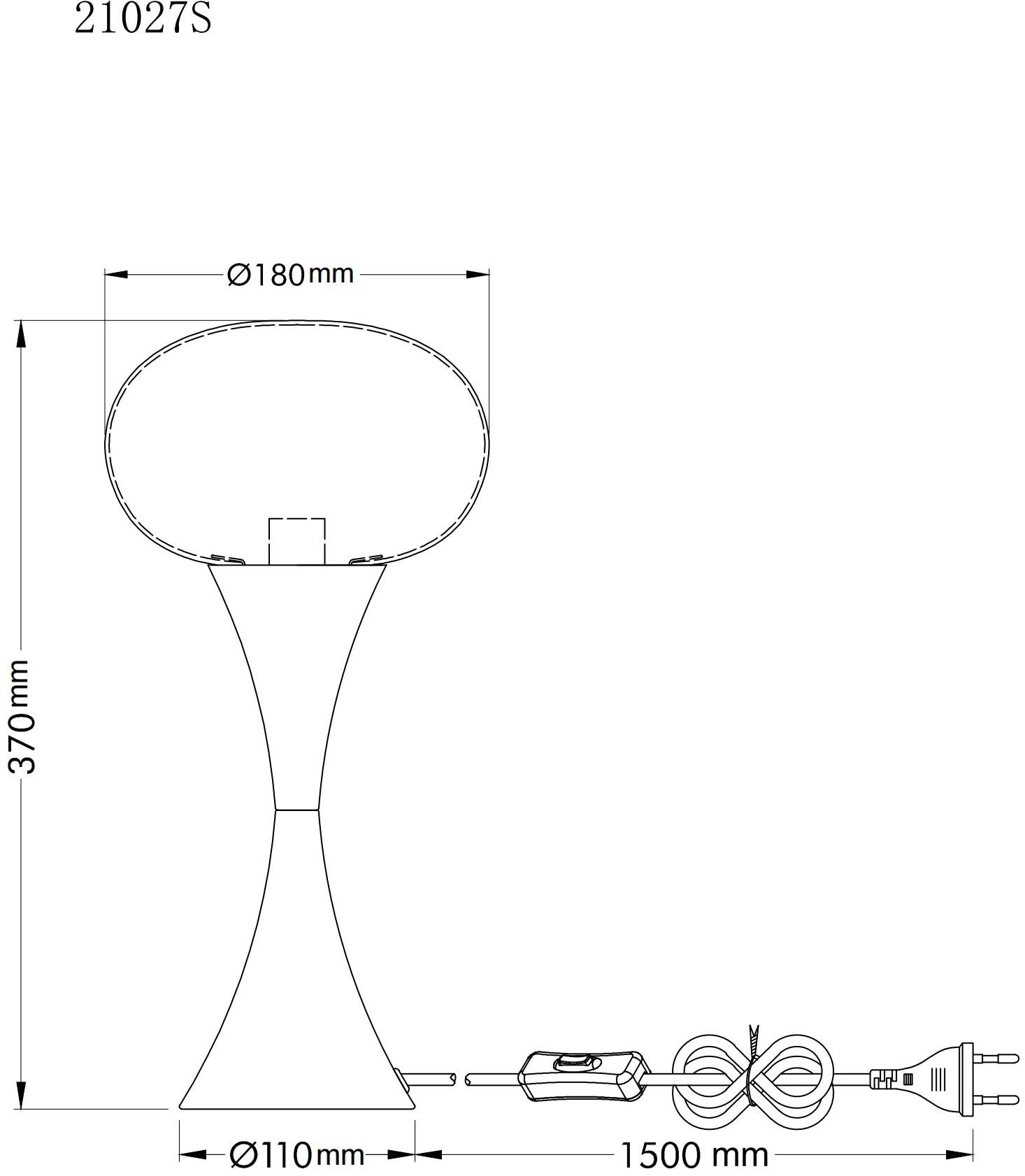 GLOBO LIGHTING Tischleuchte »LULA« E14 1 Stk. Tischlampe Nachttischlampe Deko-Tischleuchte Schlafzimmer