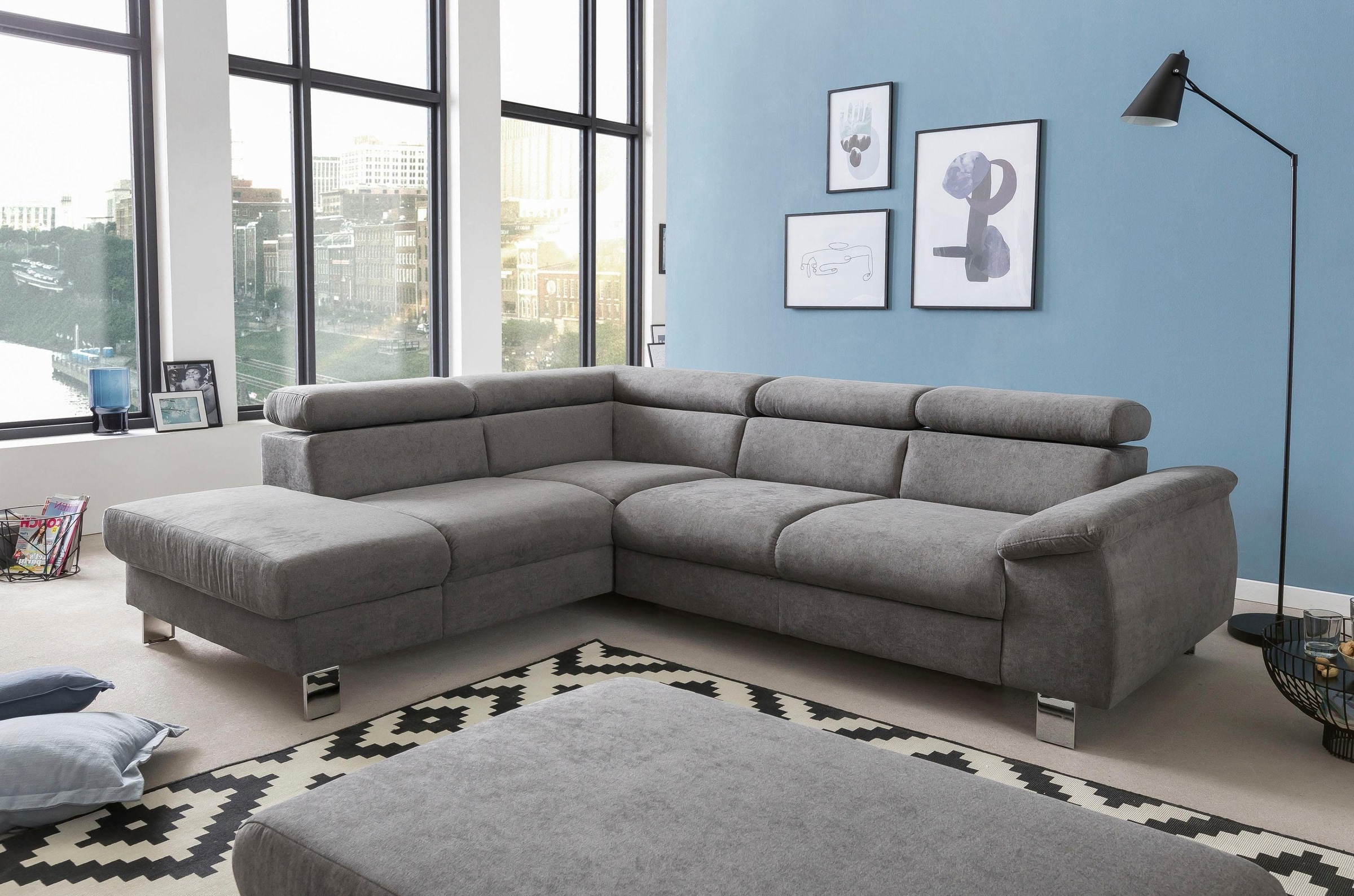 COTTA Polstergarnitur »Komaris L-Form«, (Set), Set bestehend aus: Ecksofa m günstig online kaufen