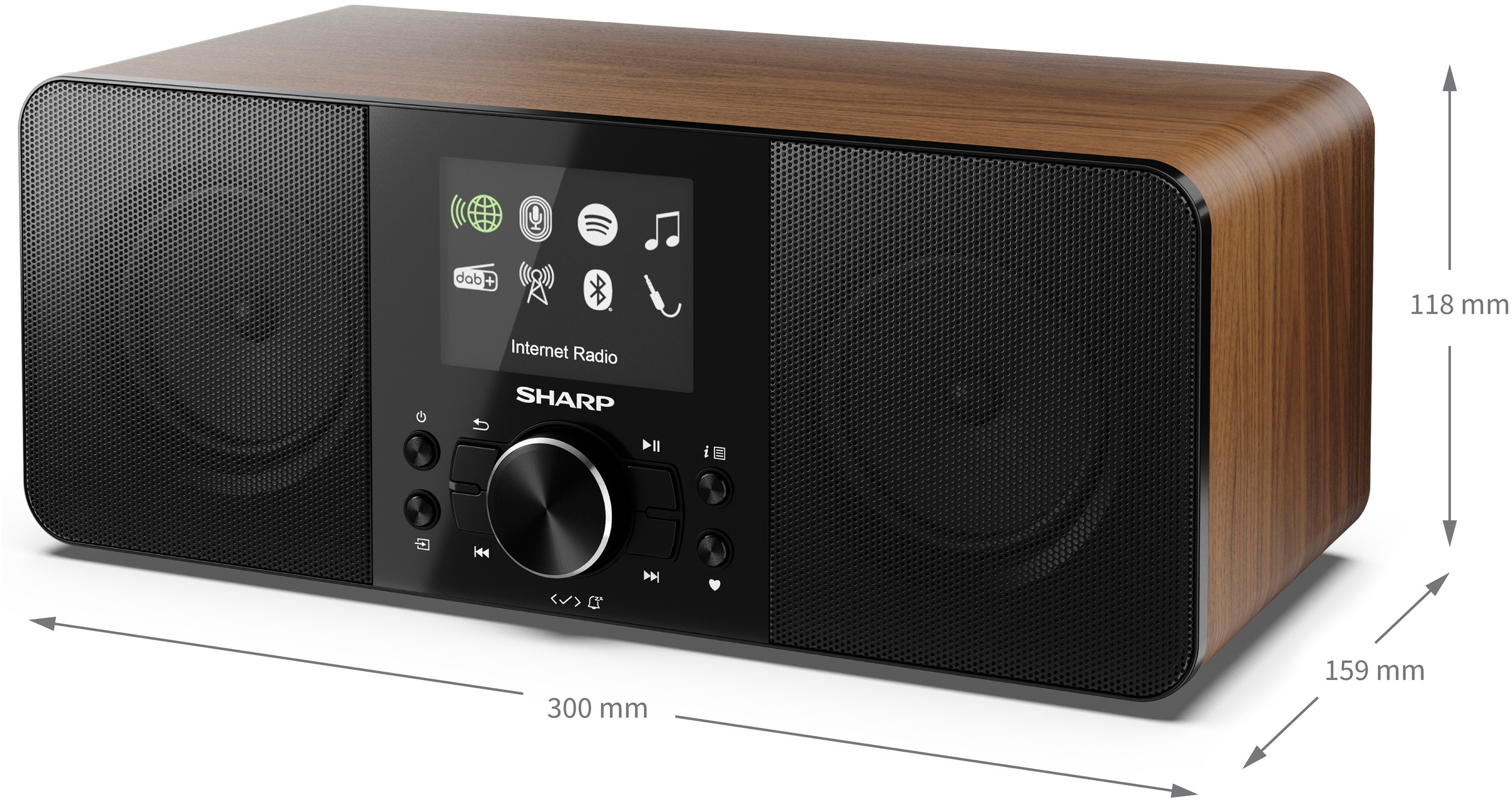Sharp Internet-Radio »DR-I740« (Bluetooth | WLAN 20 W)