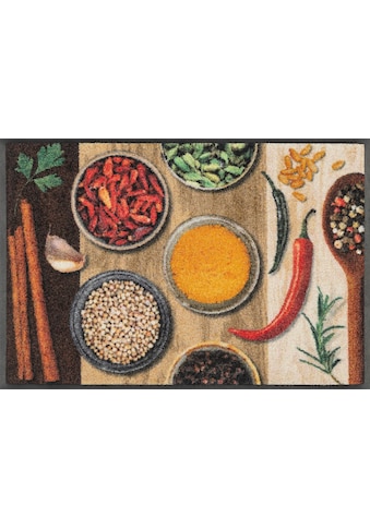wash+dry by Kleen-Tex Fußmatte »Hot Spices«, rechteckig, 9 mm Höhe, Schmutzfangmatte,... kaufen