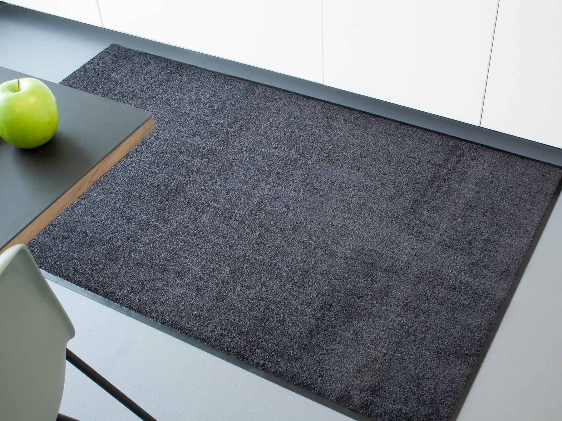 Primaflor-Ideen in Textil Fußmatte »Schmutzfangmatte CLEAN PRO, Made in Belgium«, rechteckig, 8 mm Höhe, Uni-Farben, UV-beständig, strapazierfähig, waschbar