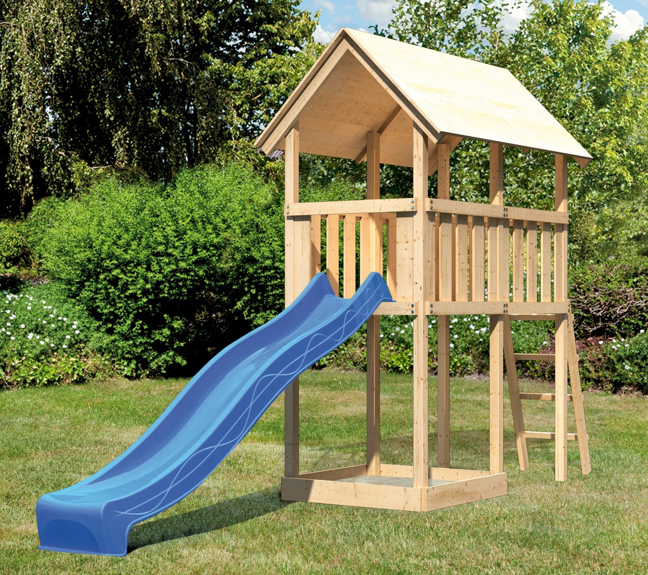 KONIFERA Spielturm »Winnie 3« BxTxH: 107x202x291 cm natur 0