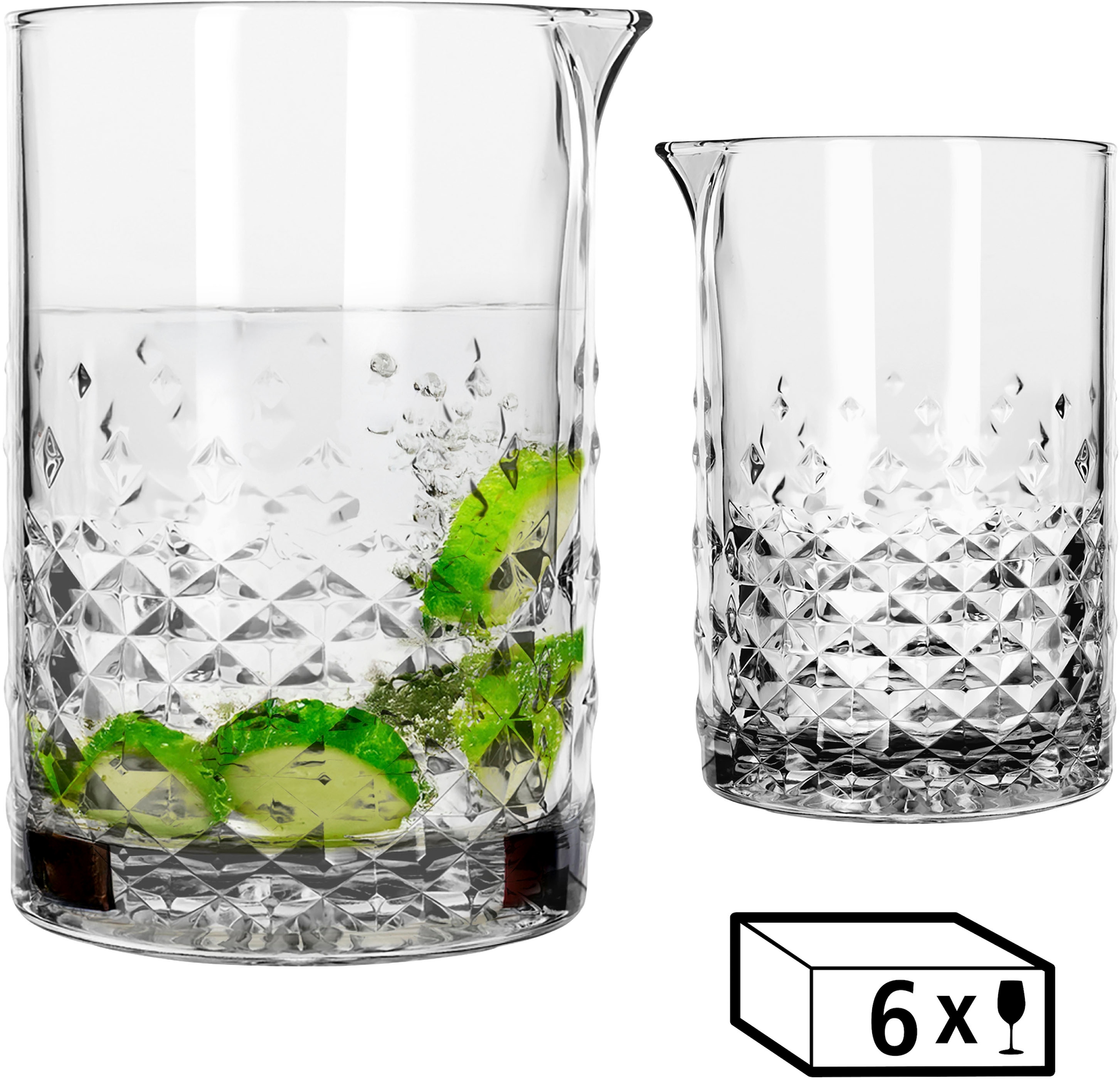LIBBEY Gläser-Set »Libbey, Rührglas, 6er Set -OCULAR-«, (Set, 6 tlg.), Fass günstig online kaufen