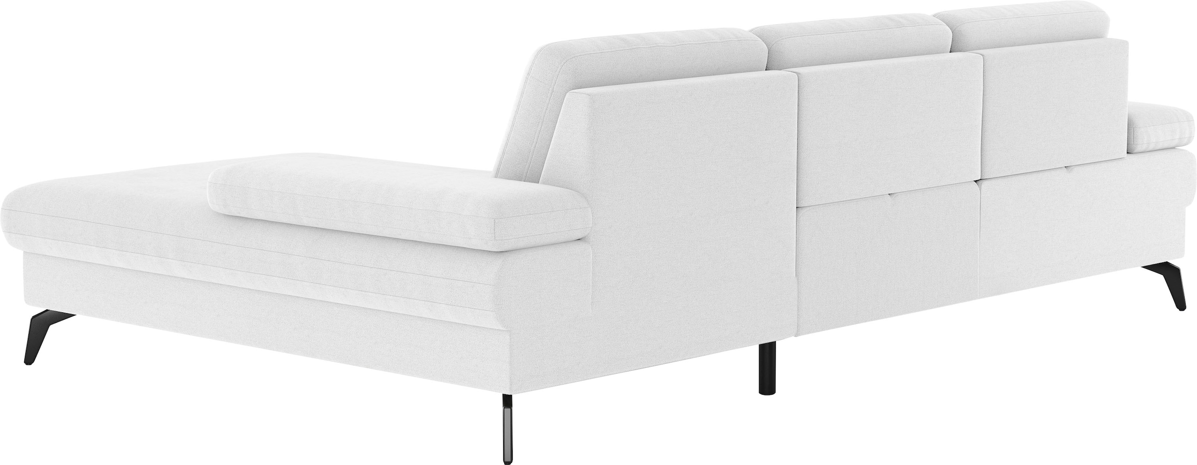 sit&more Ecksofa »Morris L-Form, inkl. Sitztiefenverstellung«, wahlweise mit Armteilverstellung, Bettfunktion & Bettkasten