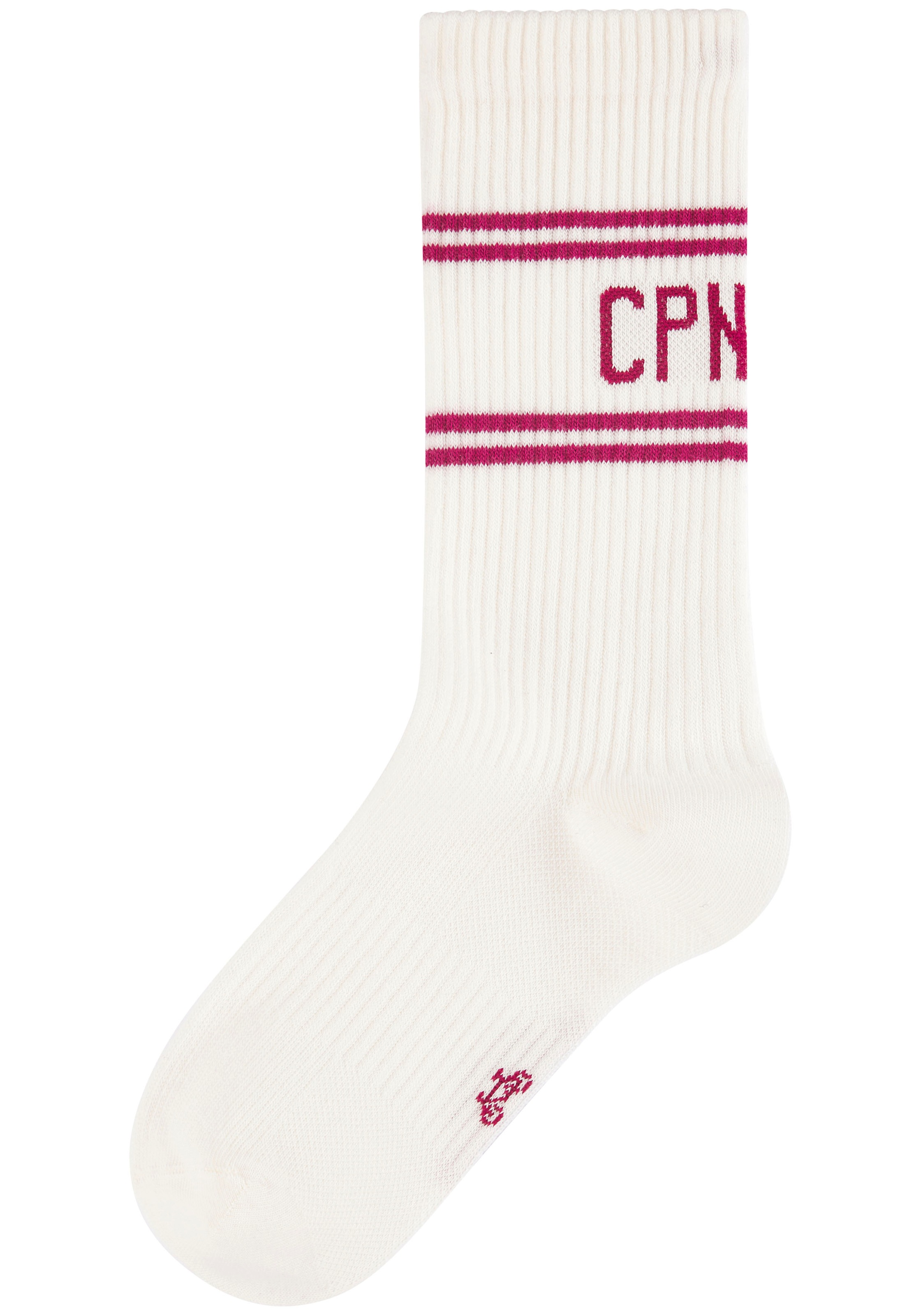 Copenhagen Studios Langsocken Packung, 2 Paar tlg. mit Pikeé-Struktur unter der Sohle