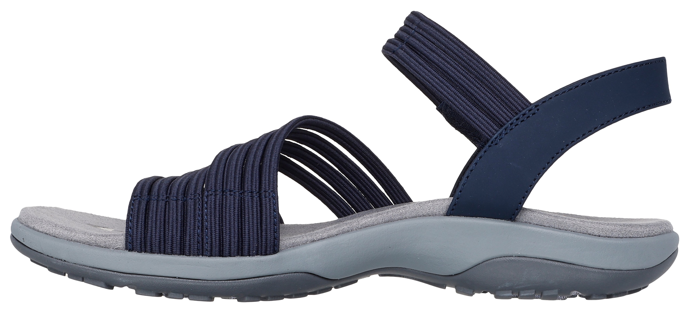 Skechers Sandale »REGGAE SLIM«, Sommerschuh, Trekking Sandale mit praktischem Klettverschluss